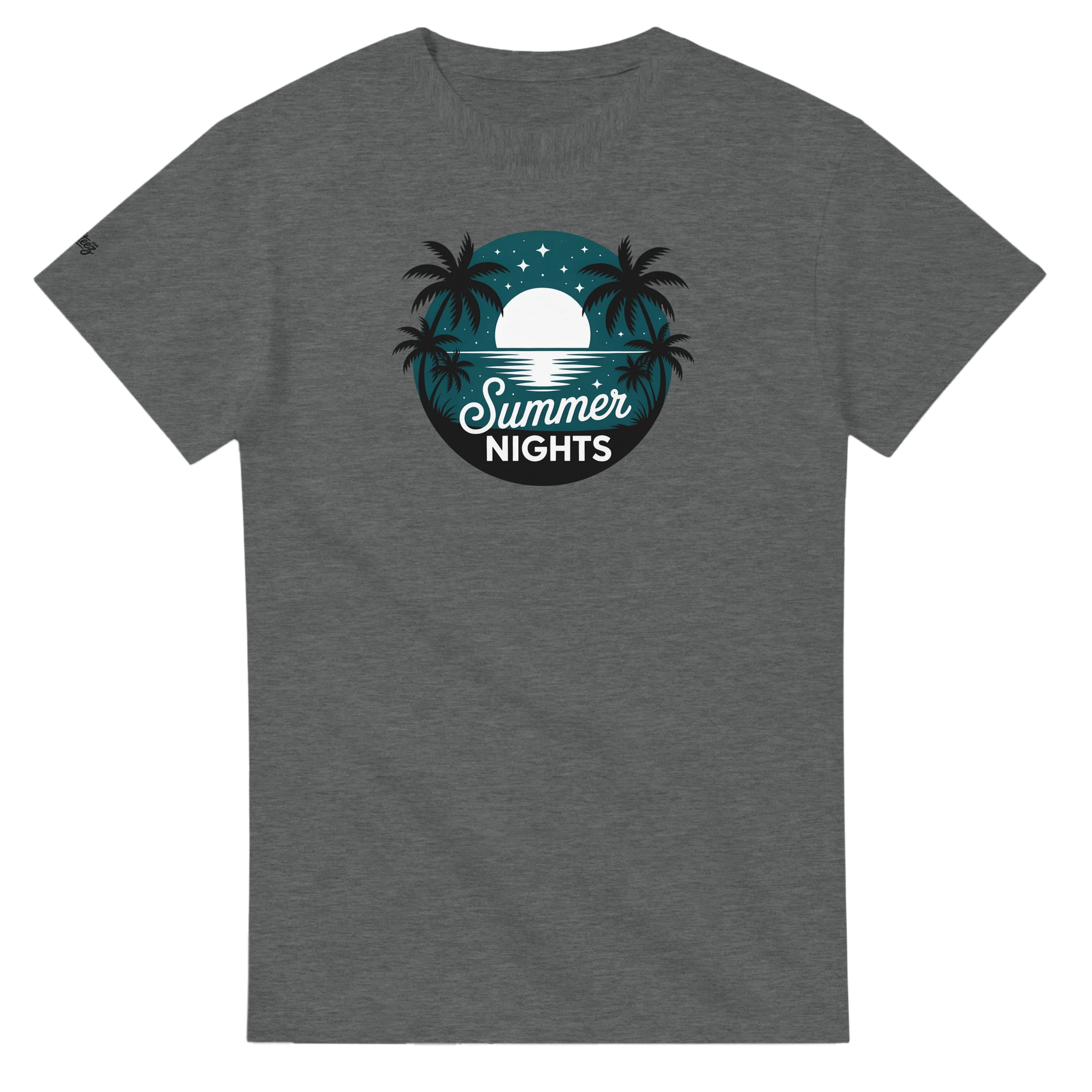 Moonlit Beach Wave T-Shirt size guide - All Teez