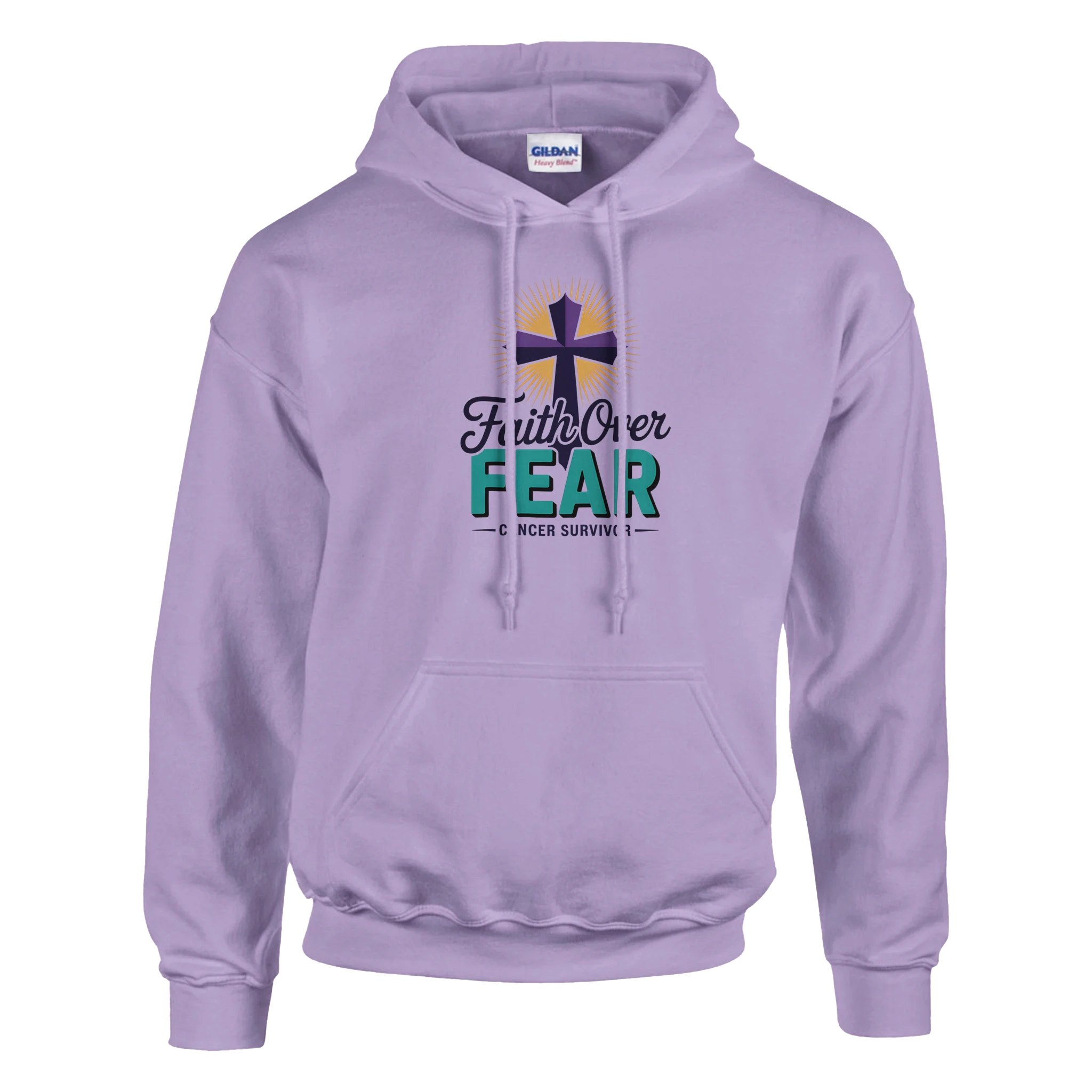 Cancer Survivor Fight Everyday Hoodie color view - All Teez