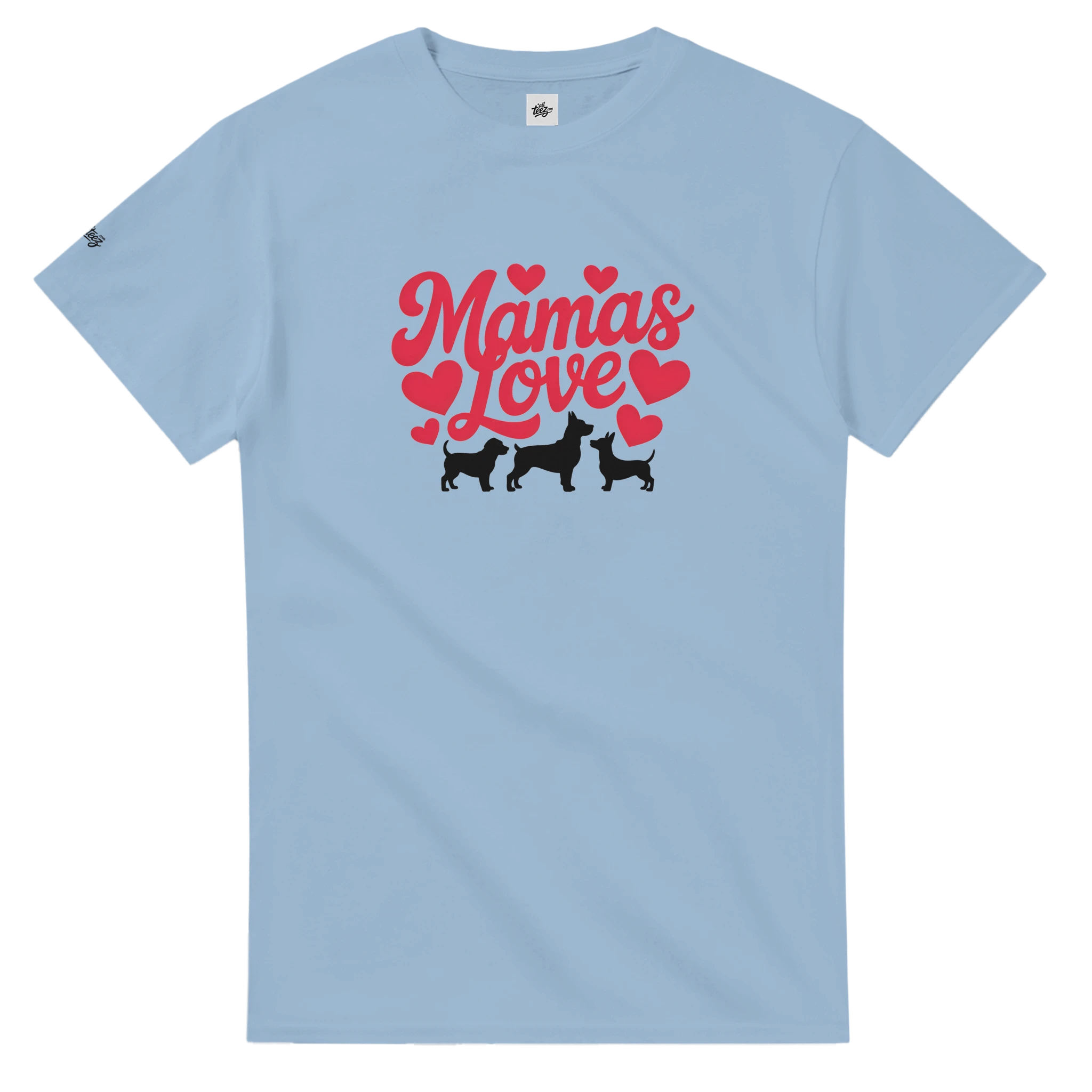 Dog Mom My Dogs & I Graphic T-Shirt detail - All Teez