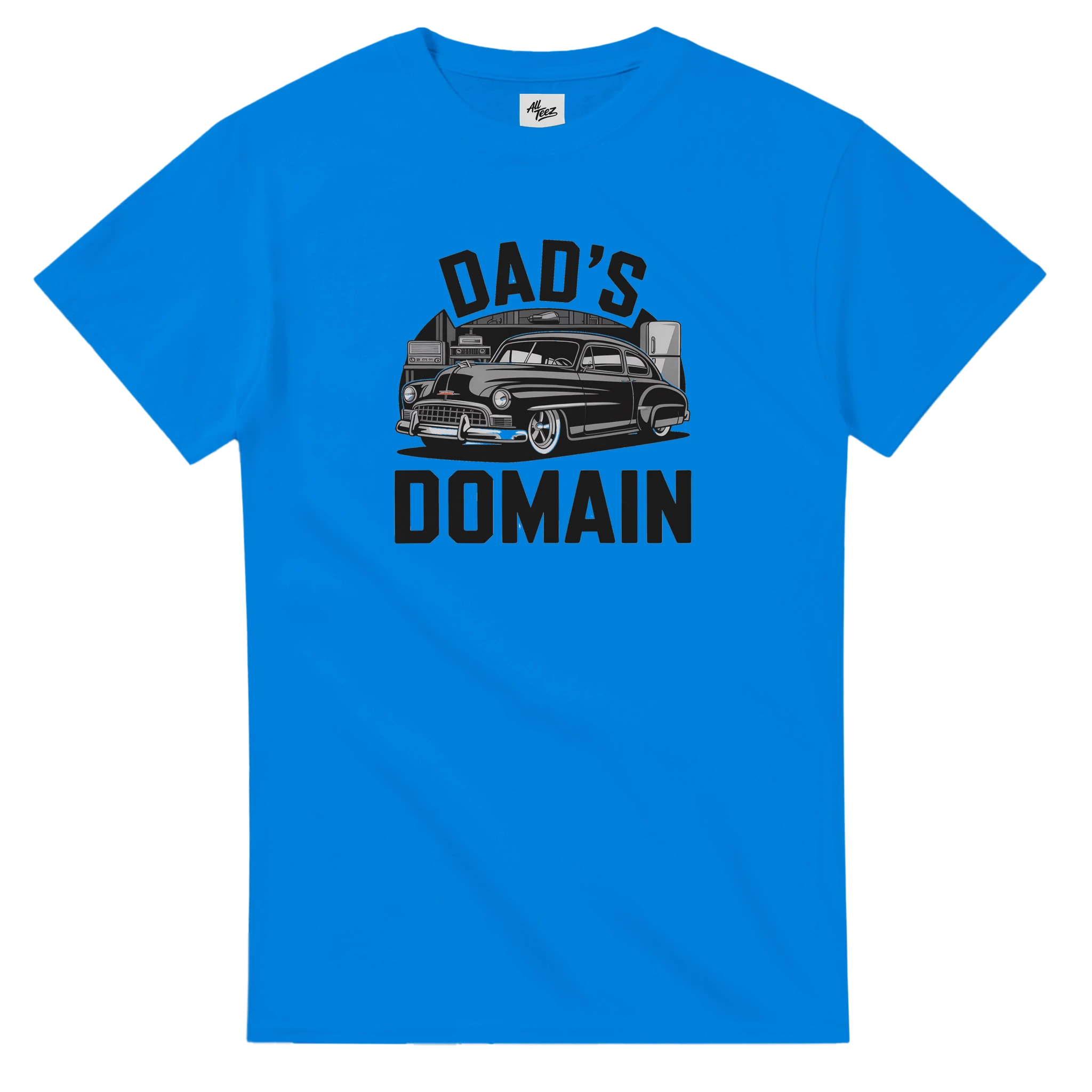 Dads Garage Car Repair T-Shirt detail - All Teez