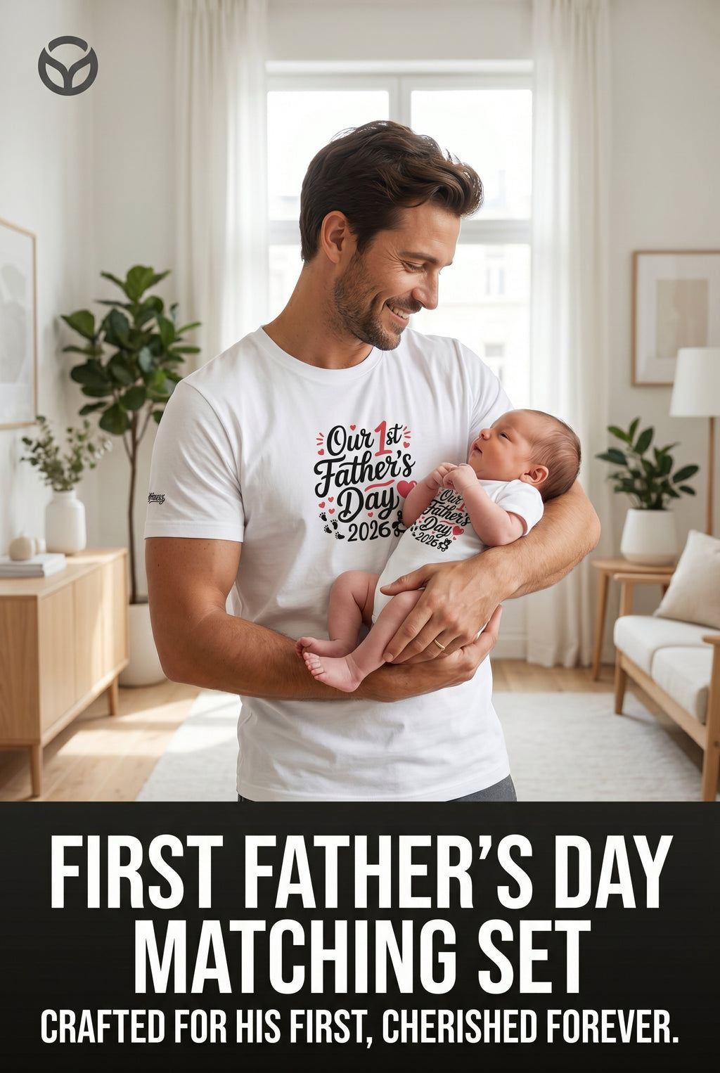 Baby and Me First Fathers Day Bundle Gift Set - All Teez