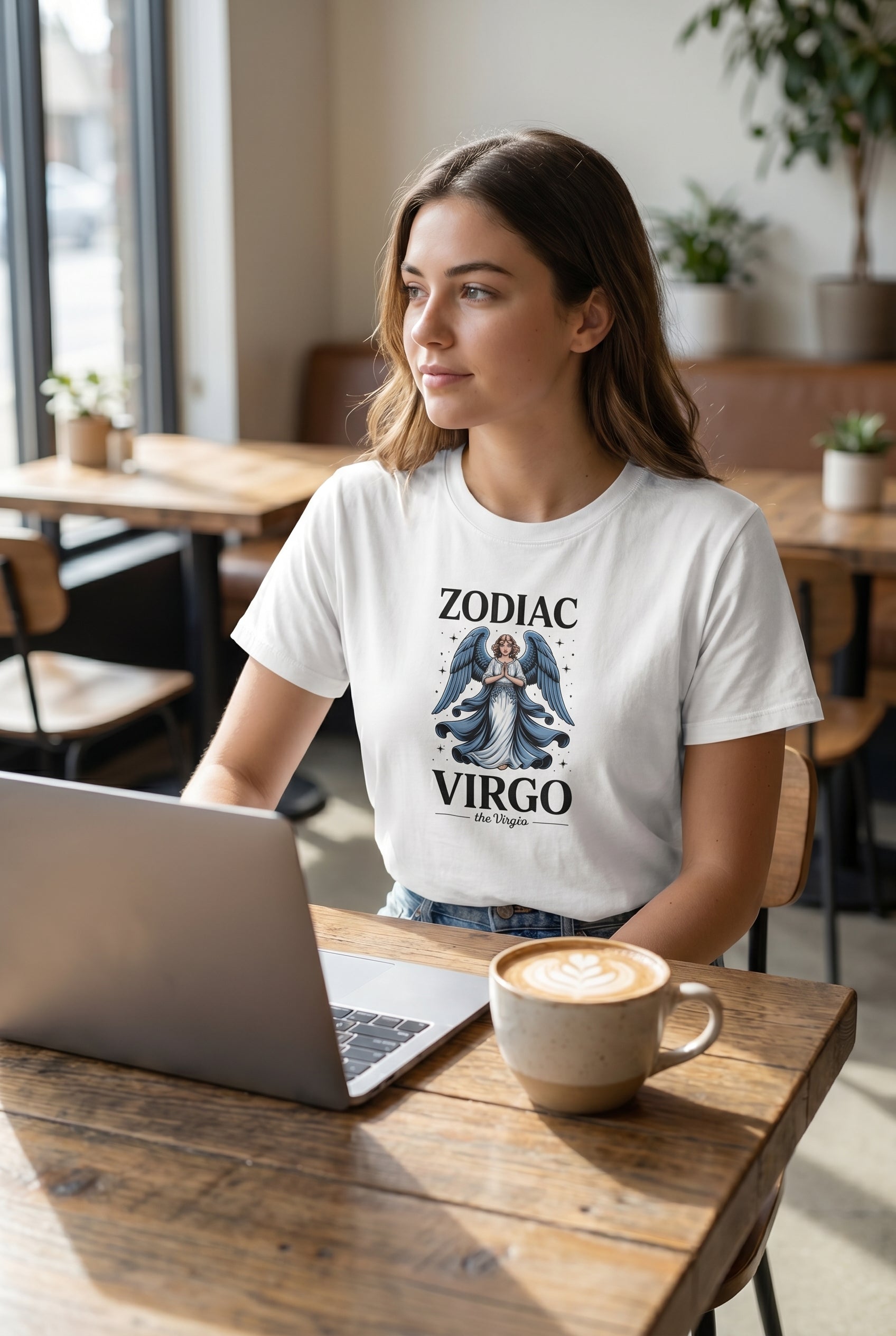 Virgo Astrology Graphic Heavyweight Cotton Classic Fit T-Shirt - All Teez
