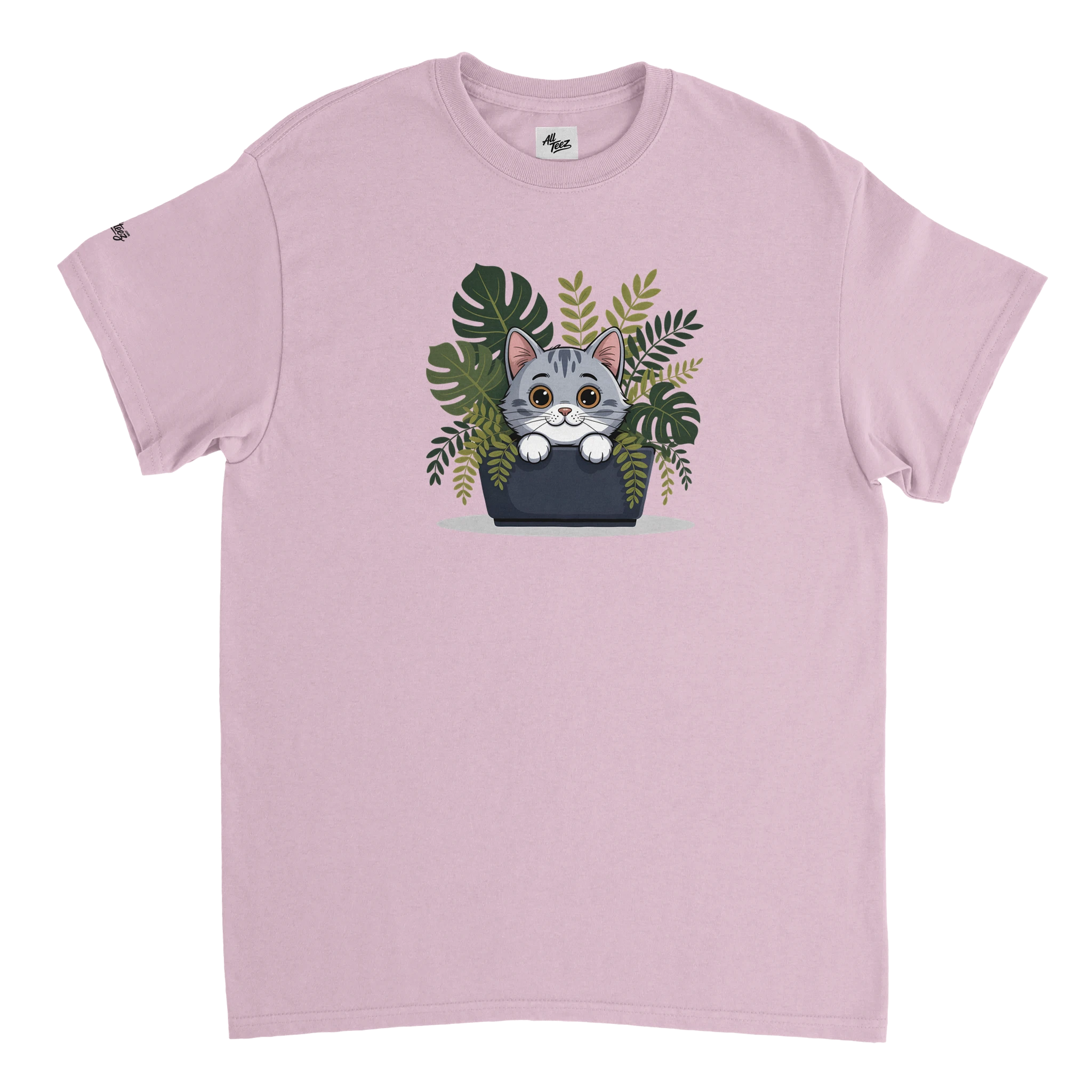 Cat Lover Furry Companion T-Shirt print close-up - All Teez