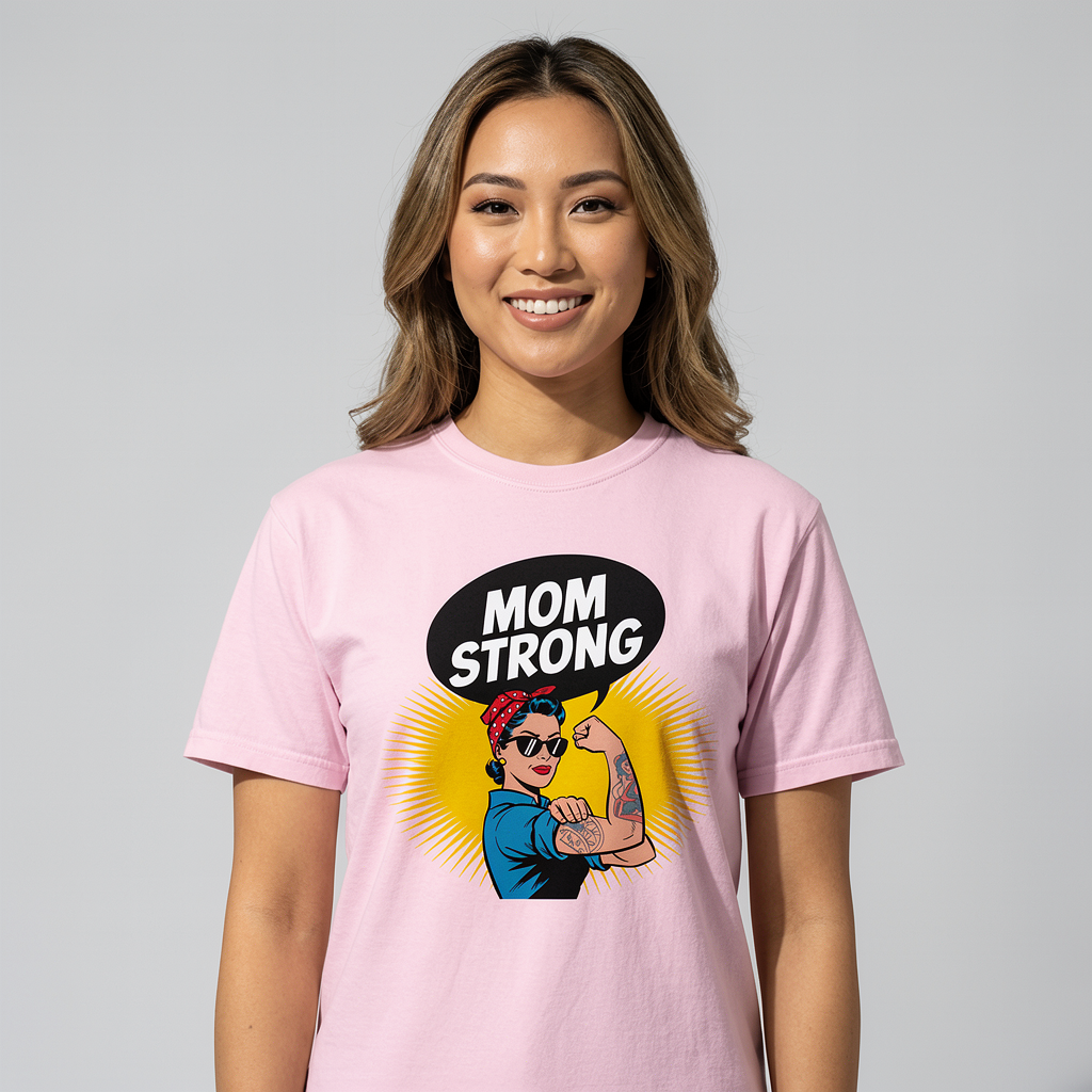 Rock of the Family Mom T-Shirt size guide - All Teez
