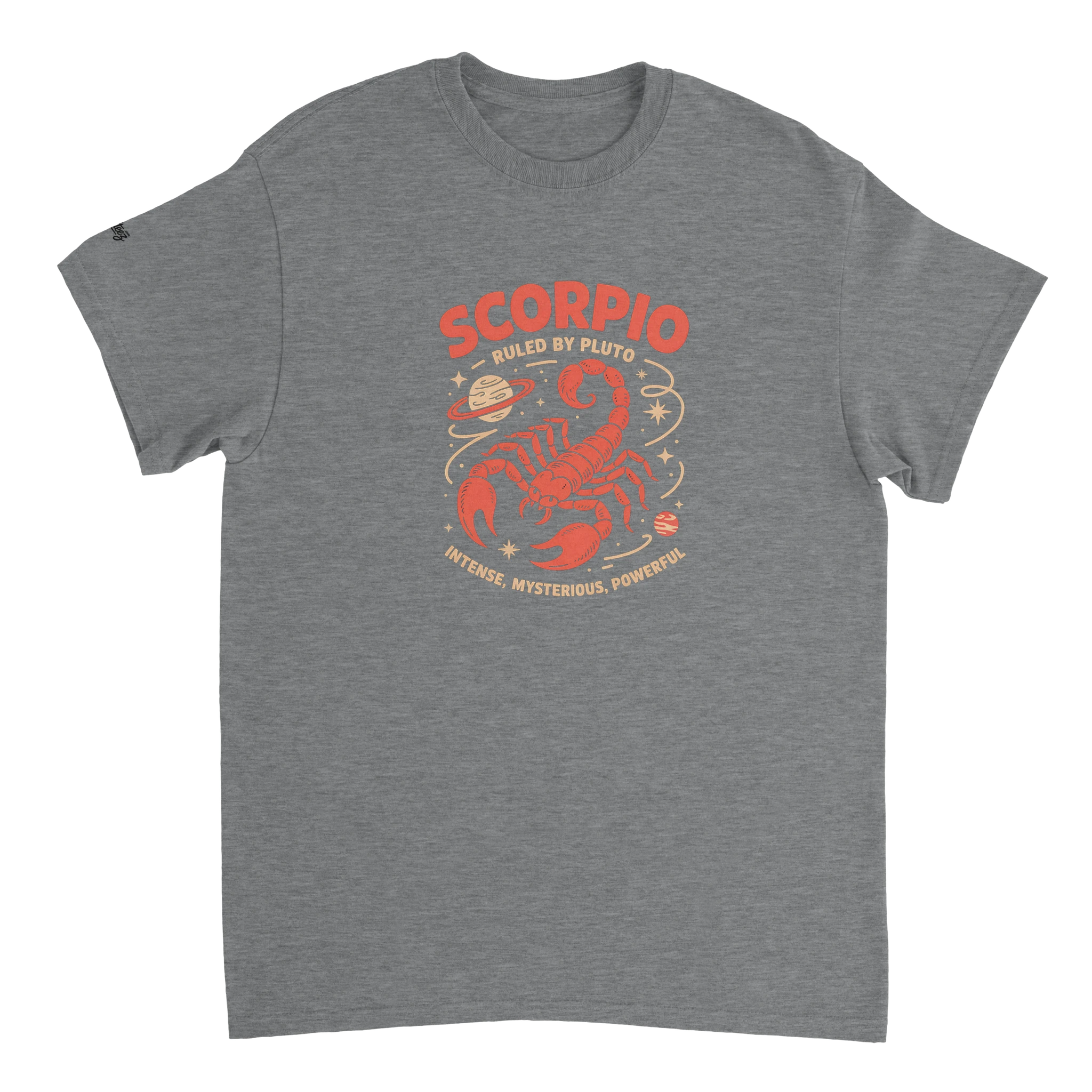 Scorpio Zodiac Astrology T-Shirt back view - All Teez