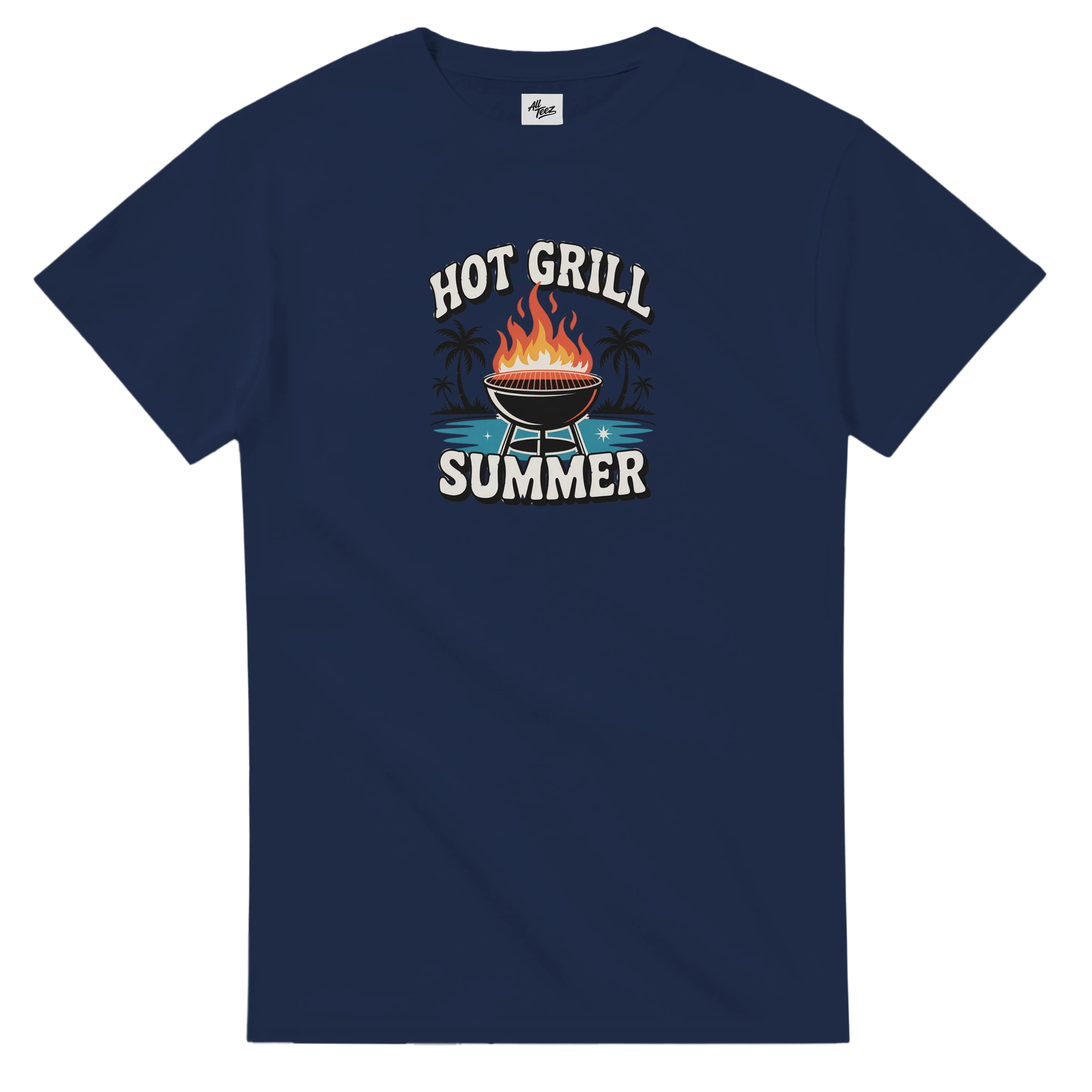 Grill Master Summer BBQ T-Shirt graphic design - All Teez