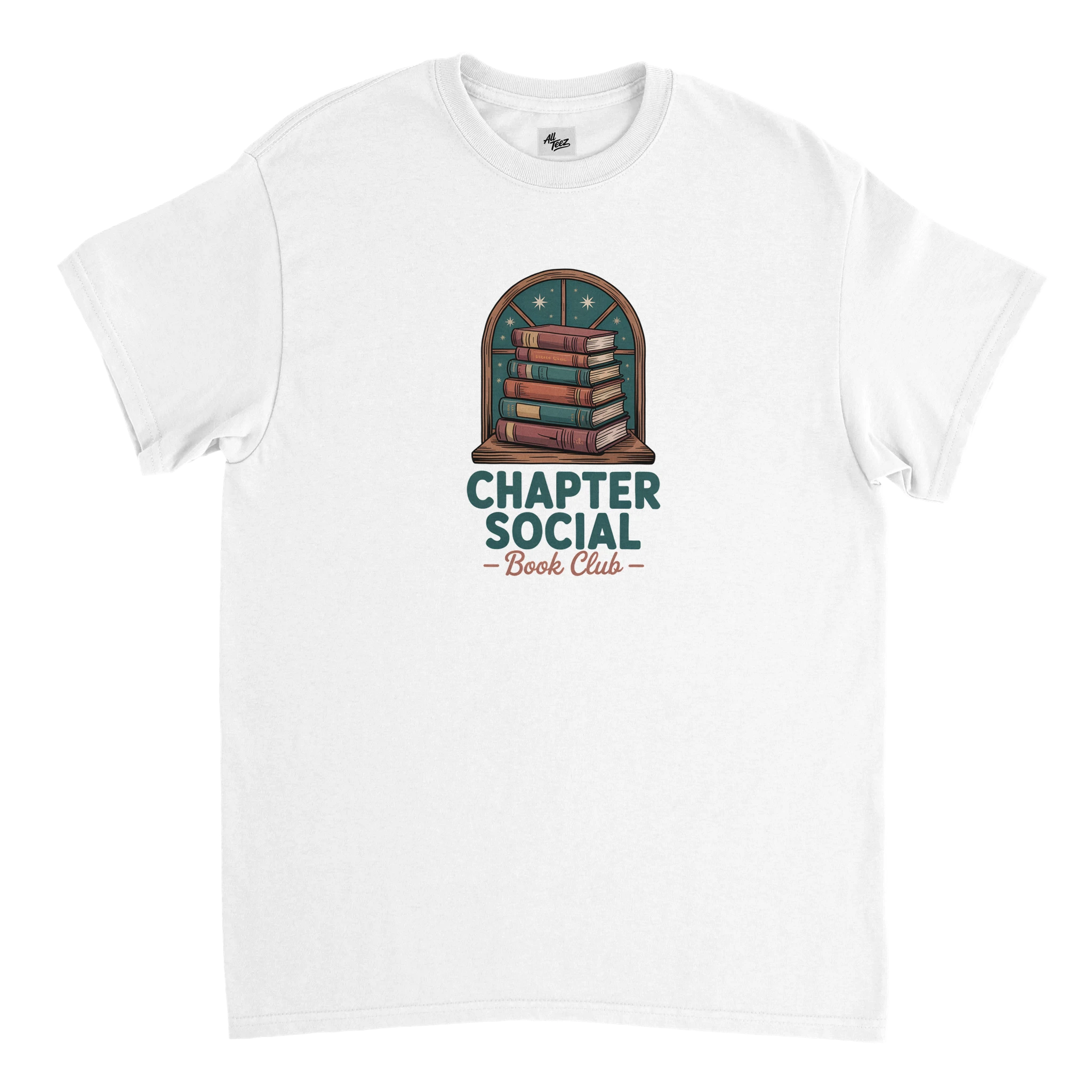Book Lovers Reading T-Shirt graphic detail - All Teez