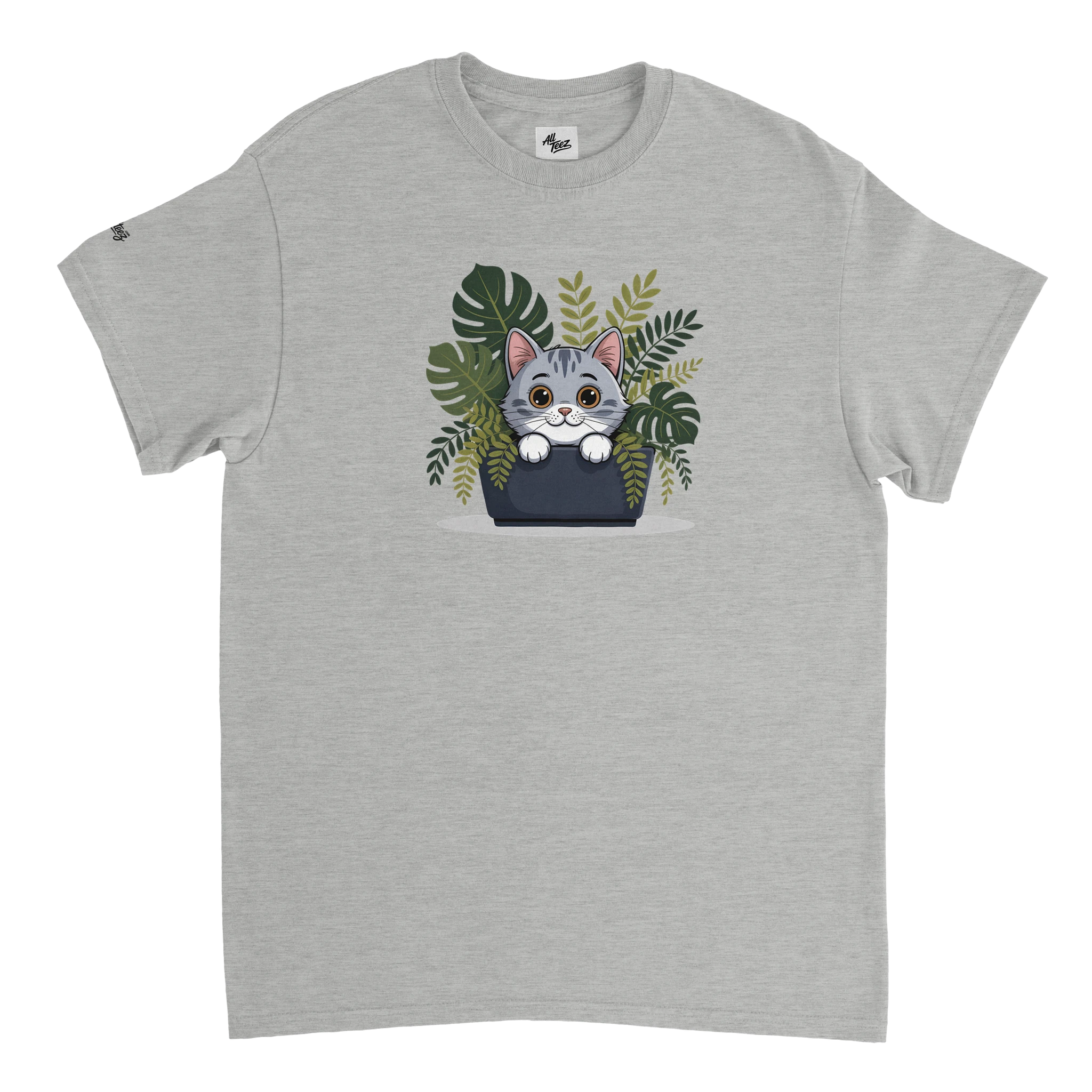 Cat Lover Furry Companion T-Shirt detail - All Teez