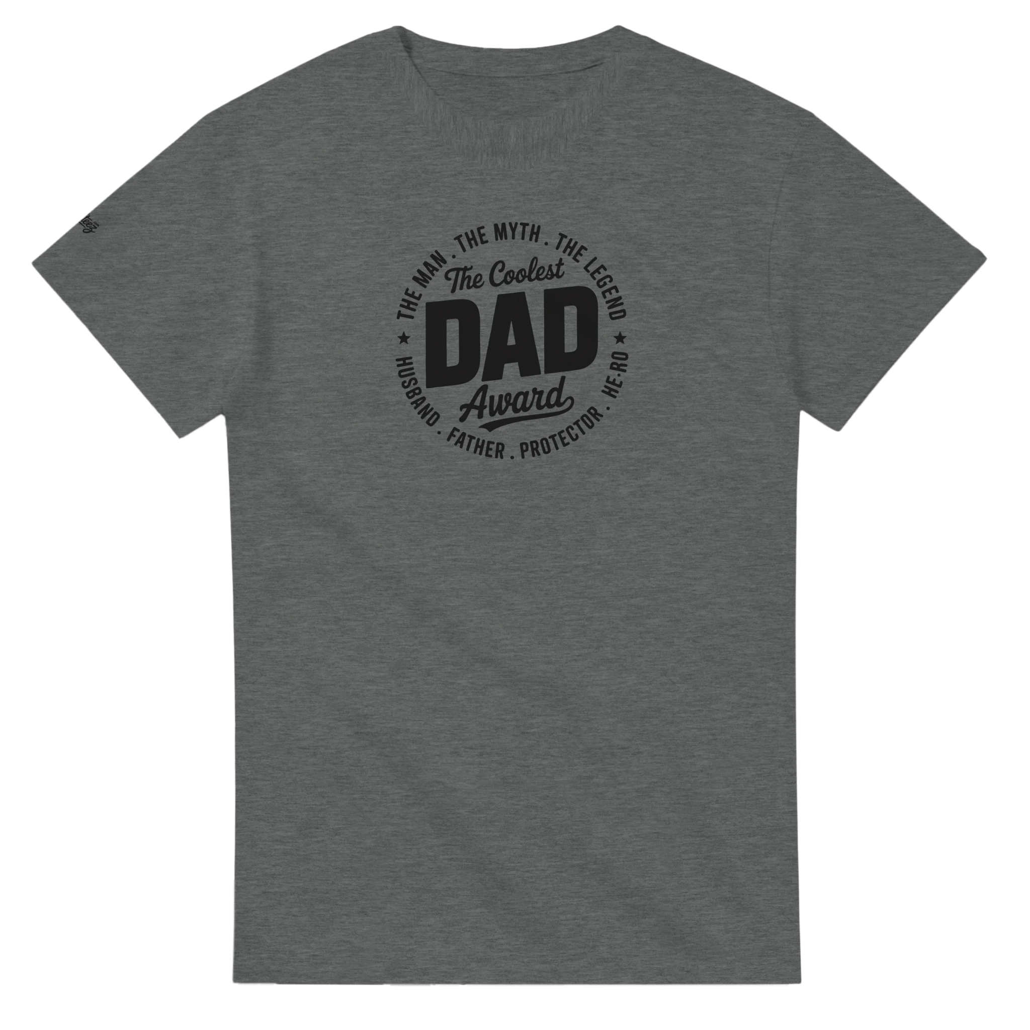 Greatest Dad Supportive Father T-Shirt back view - All Teez