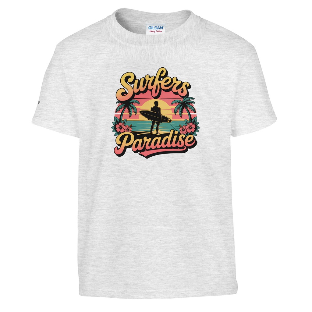Little Surfer Beach Kids T-Shirt lifestyle - All Teez