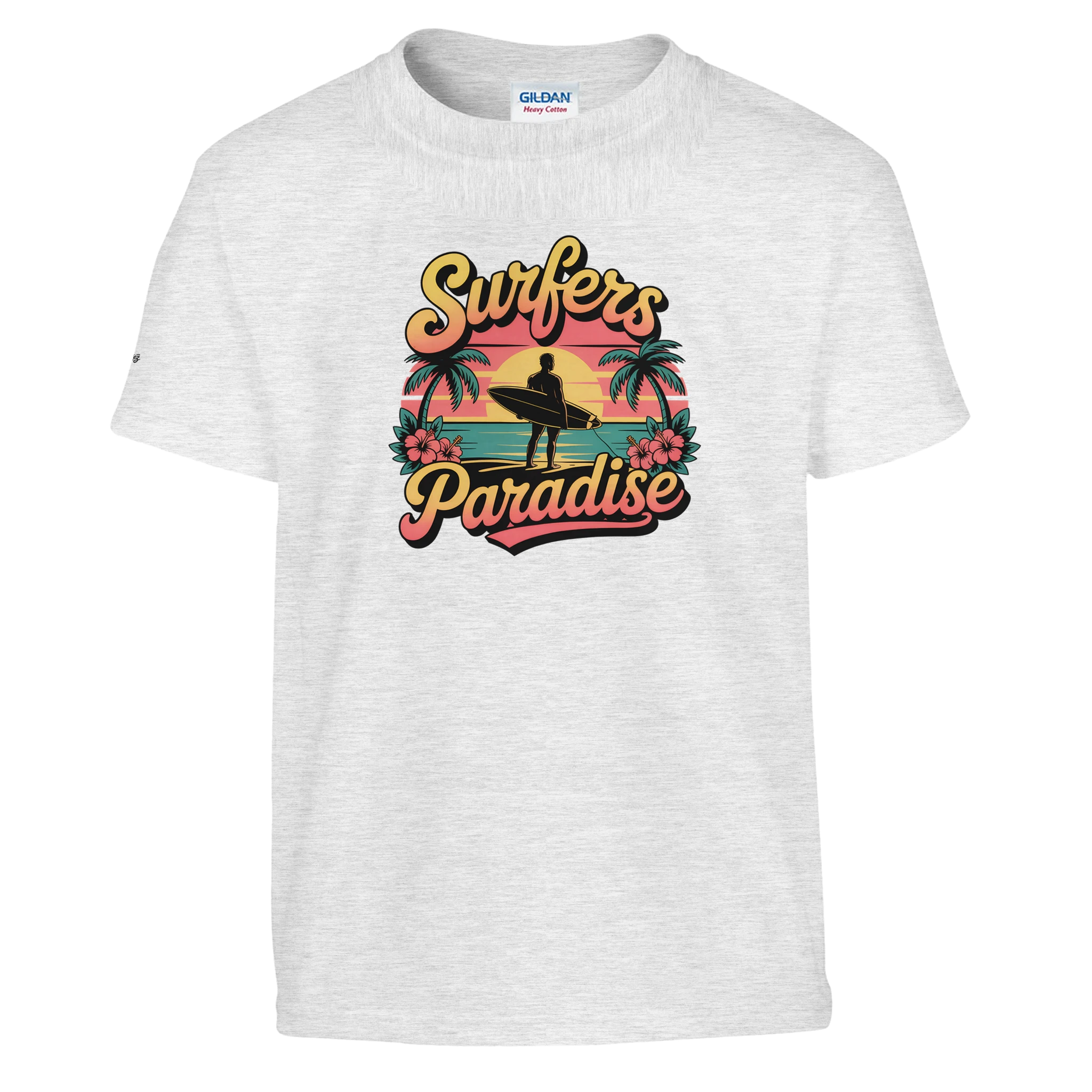 Little Surfer Beach Kids T-Shirt lifestyle - All Teez
