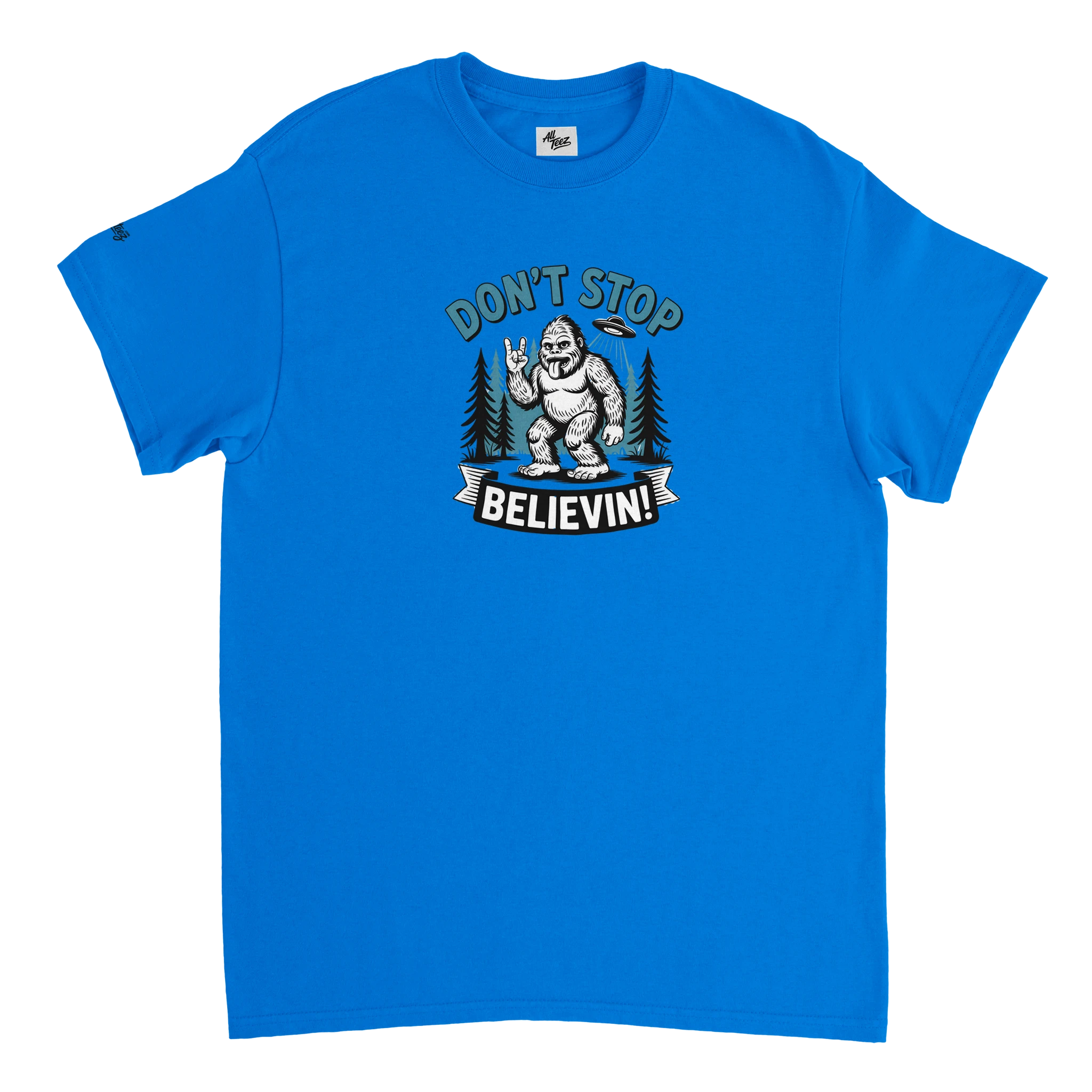 Sasquatch UFO T-Shirt lifestyle - All Teez