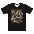 Black Villainous¹ Racing graphic T-shirt featuring bold motorsport-inspired Villainous Racing artwork.