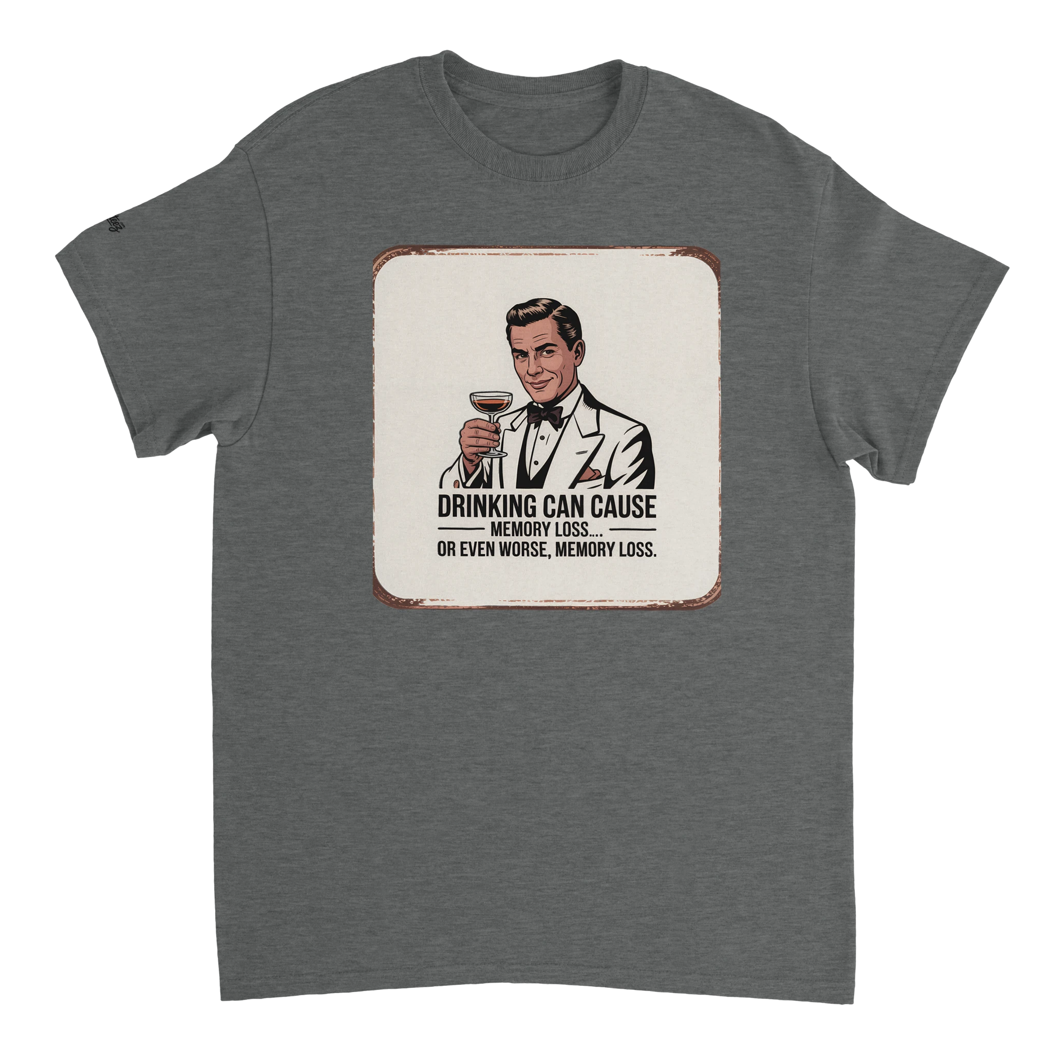 Funny Drinking Quote T-Shirt graphic design - All Teez