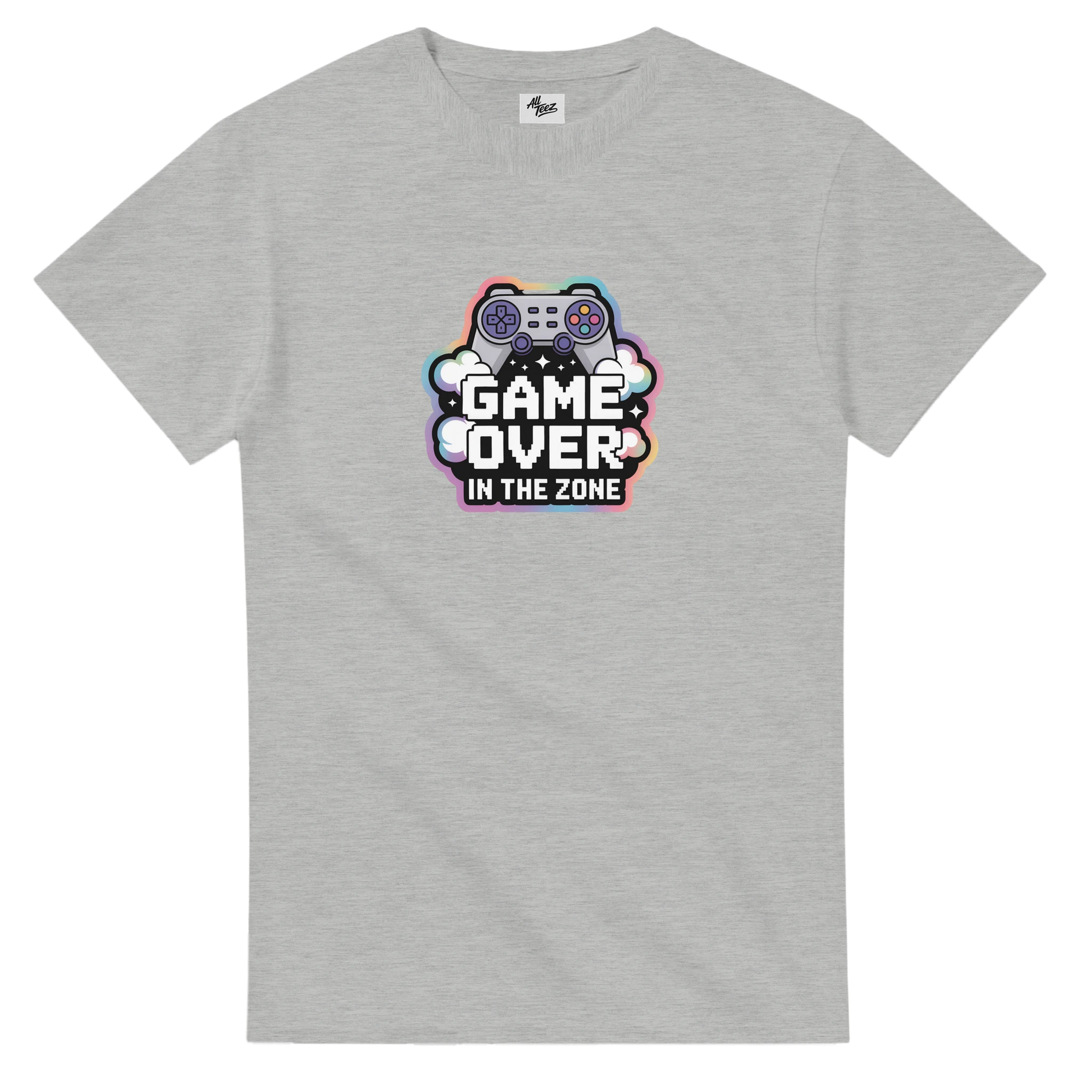 Retro Gamer Kids T-Shirt print close-up - All Teez