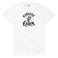 Karaoke Queen Heavyweight Cotton Music Lover Graphic T-Shirt - All Teez