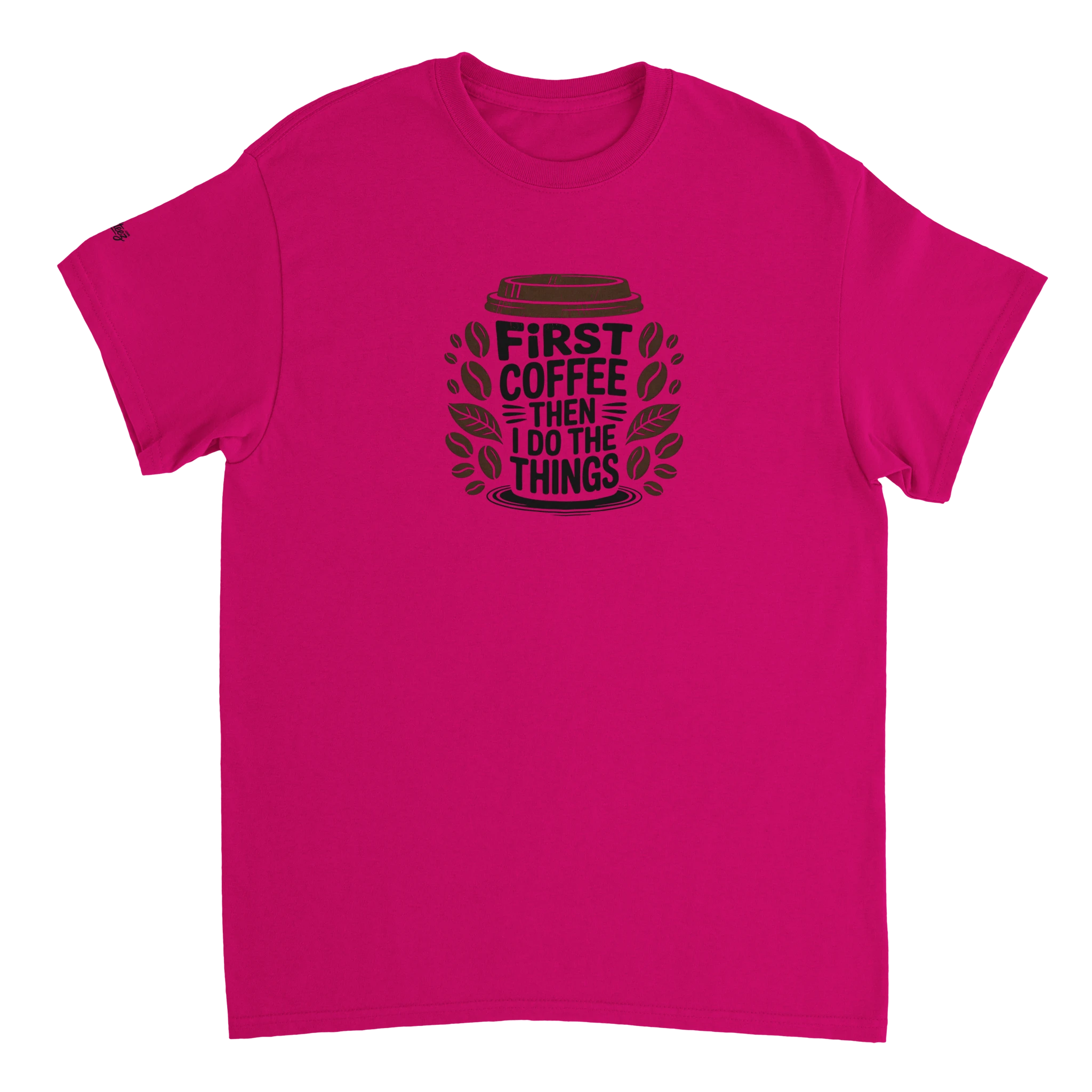 Coffee Lover T-Shirt print close-up - All Teez