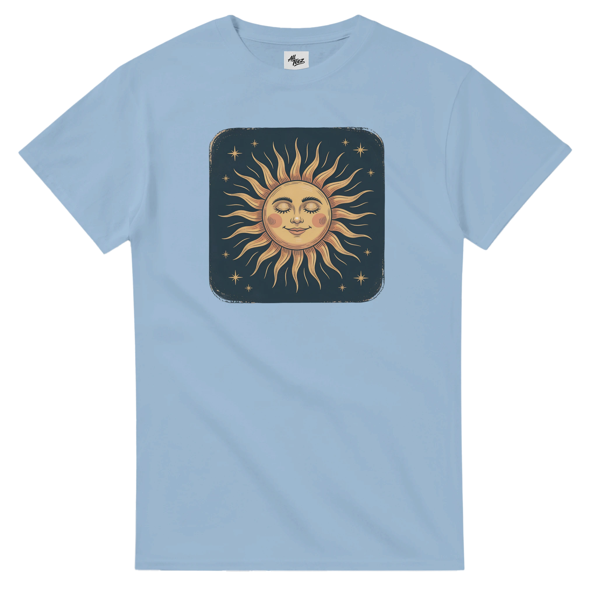 Vintage Solar T-Shirt detail - All Teez
