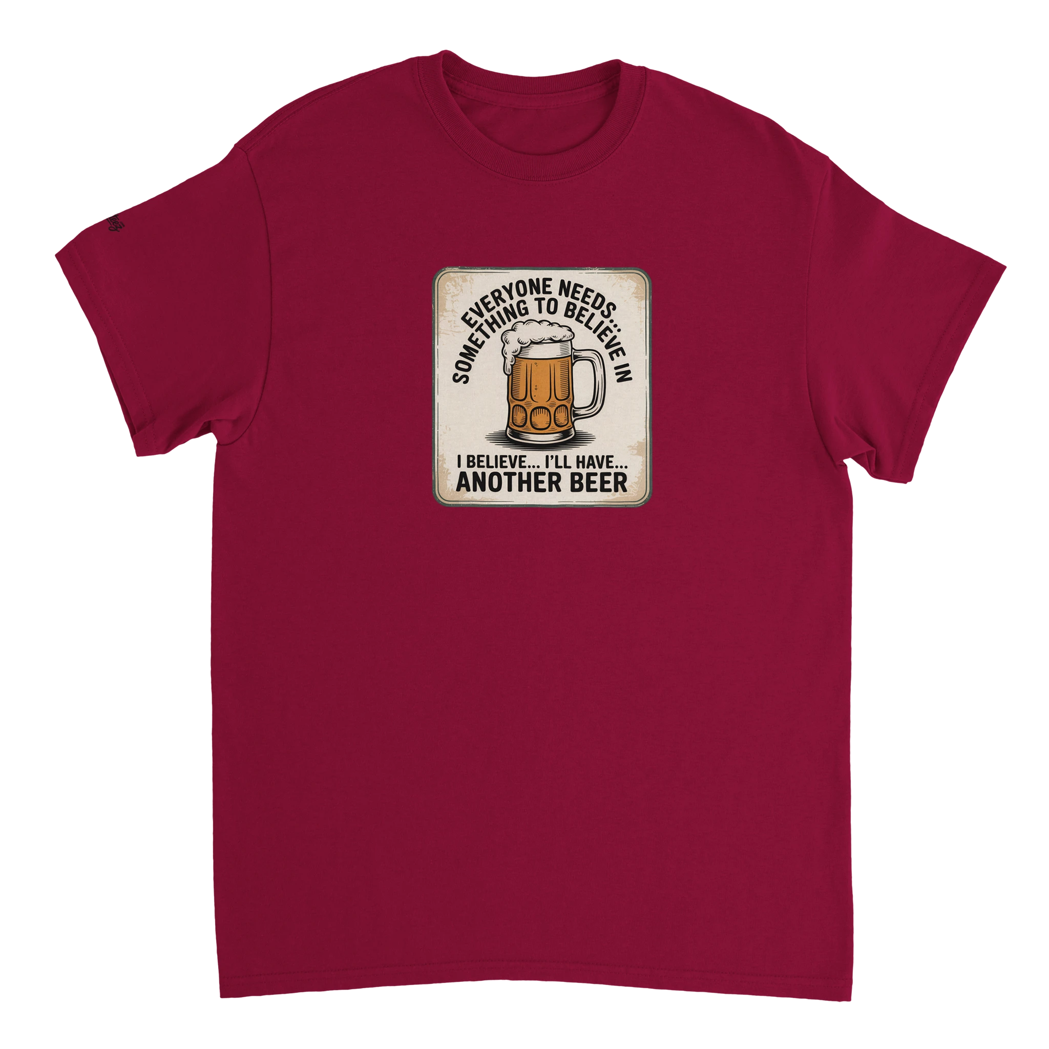 Frosty Beer Lover T-Shirt print close-up - All Teez