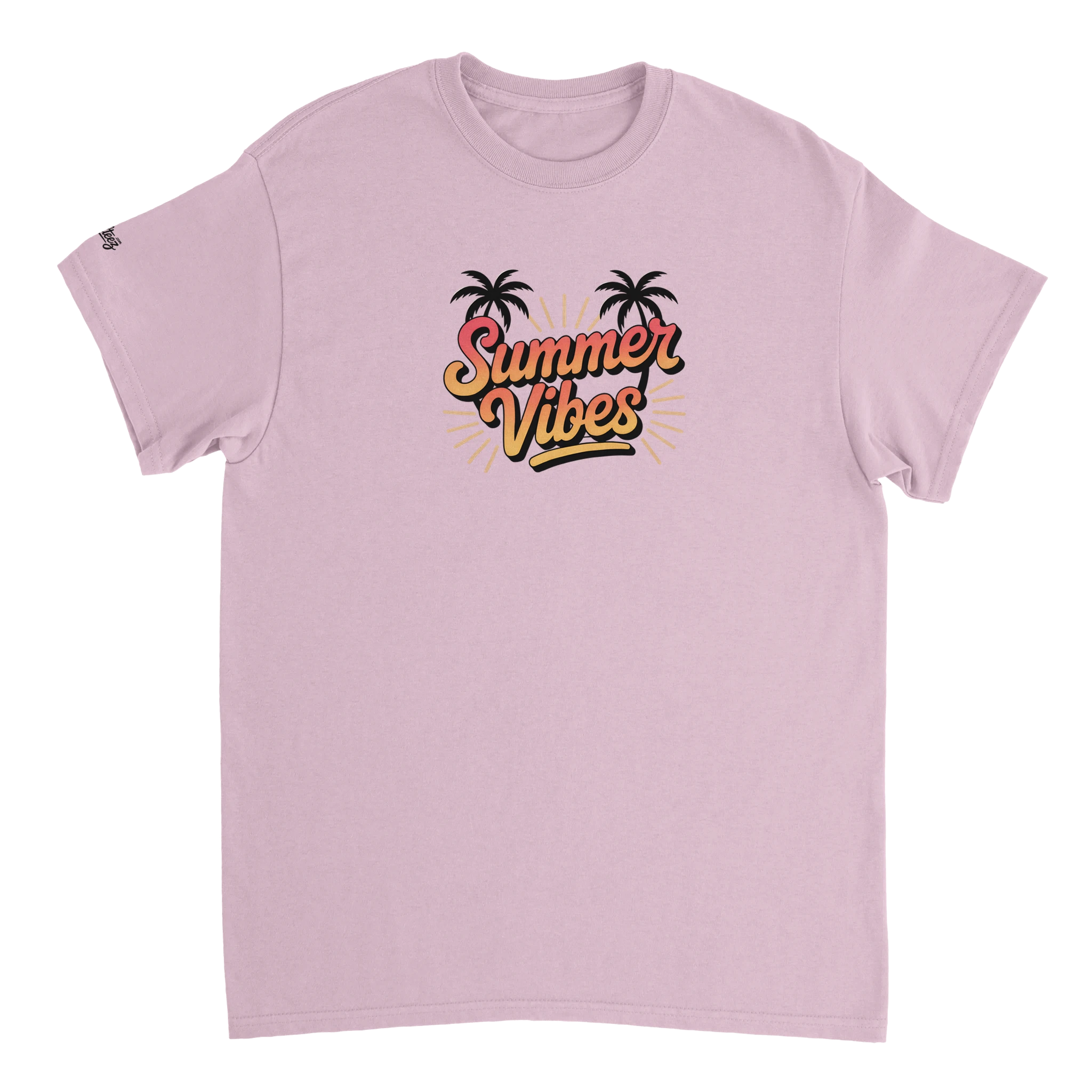 Summer Beach Vibes Heavyweight Cotton Relaxed Fit T-Shirt - All Teez