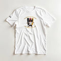 Germany soccer Die Mannschaft watercolor art graphic tee - black red gold 4 stars Summer 2026 design