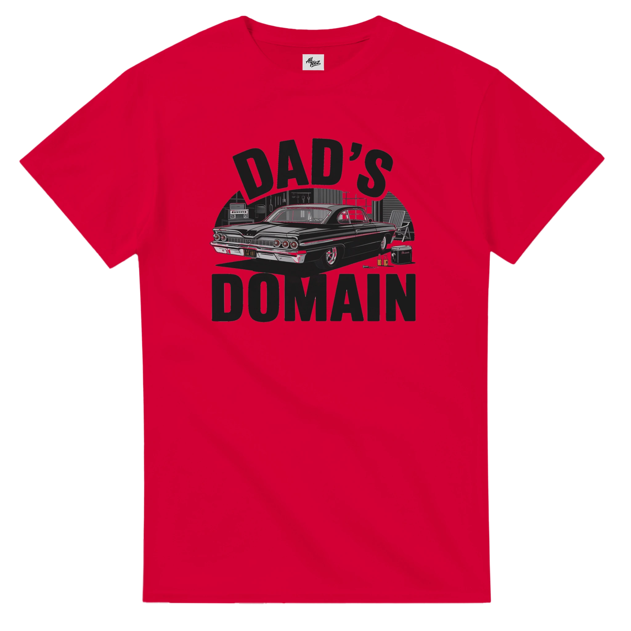 Dads Garage Man Cave T-Shirt lifestyle - All Teez