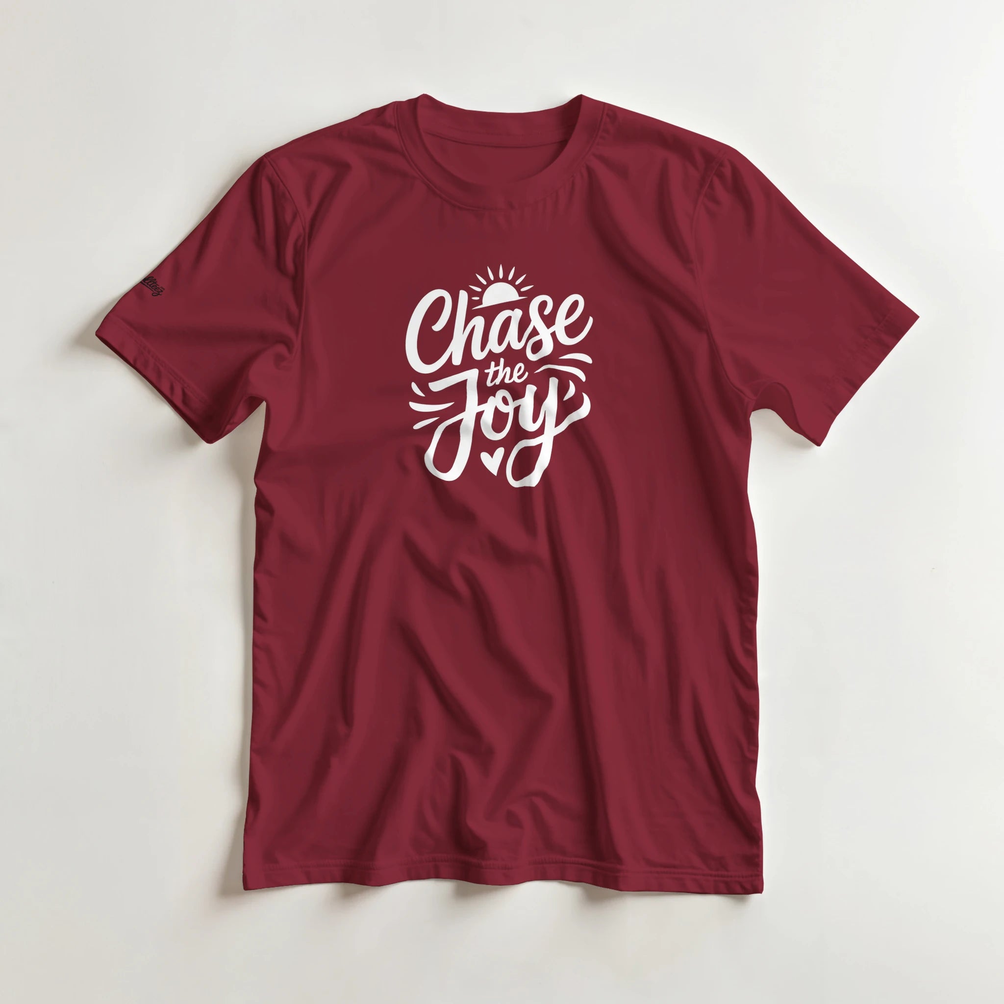 Positive Minded Young Lady T-Shirt mockup view - All Teez