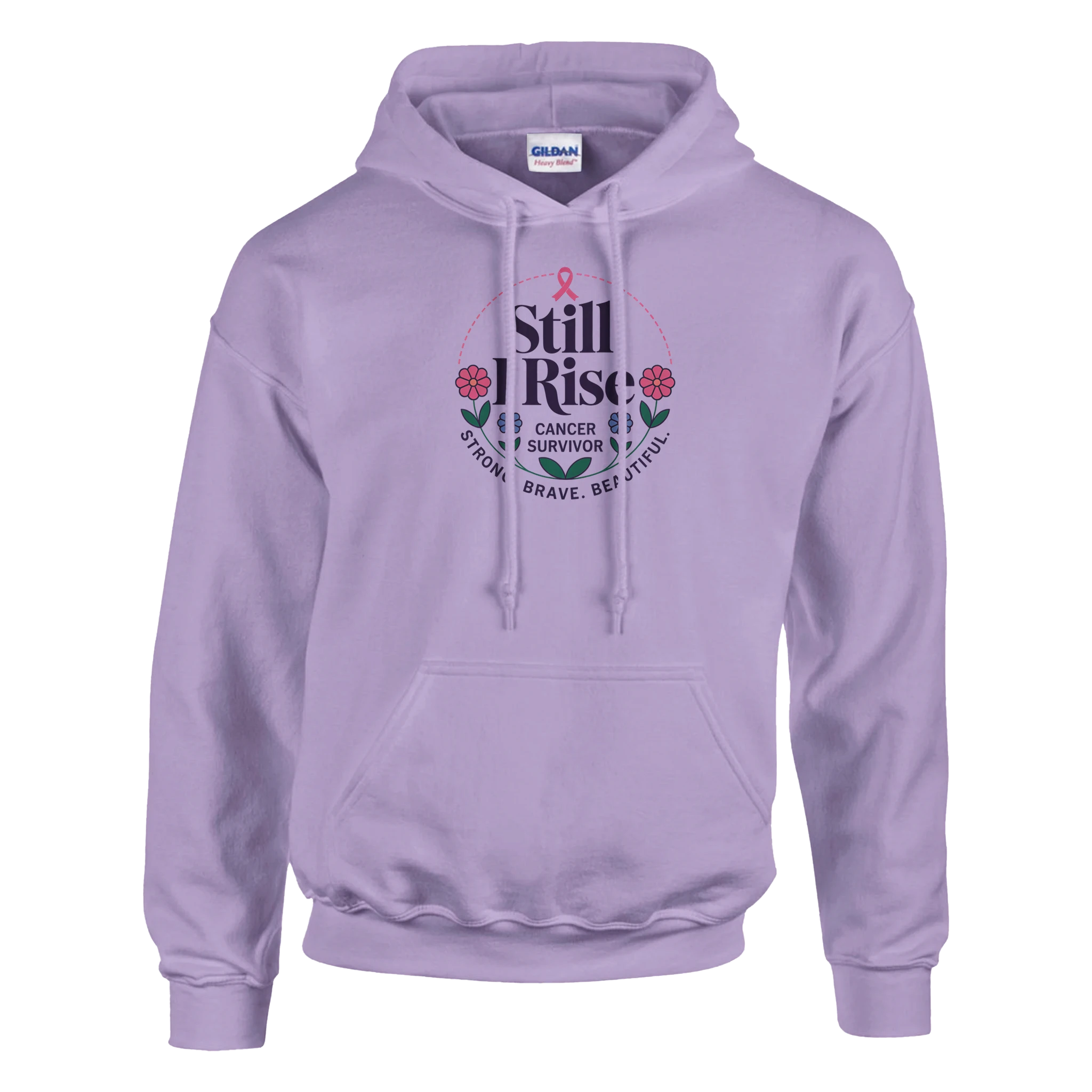 Cancer Survivor Hoodie color view - All Teez