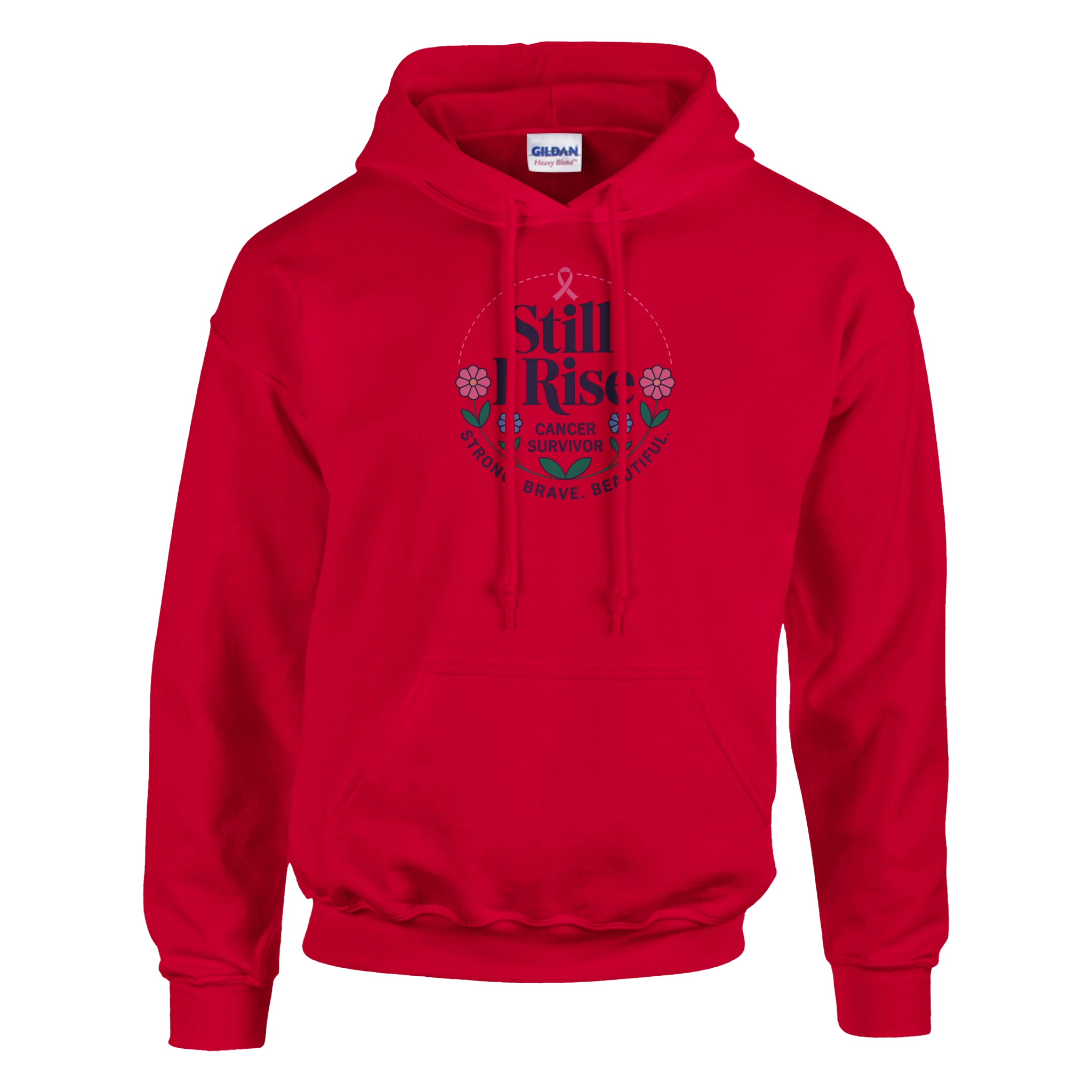 Cancer Survivor Hoodie detail - All Teez