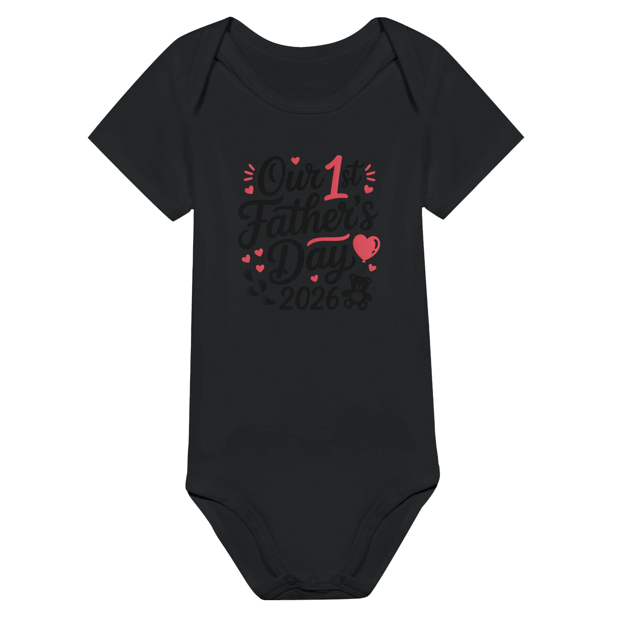First Fathers Day Baby Onesie color view - All Teez