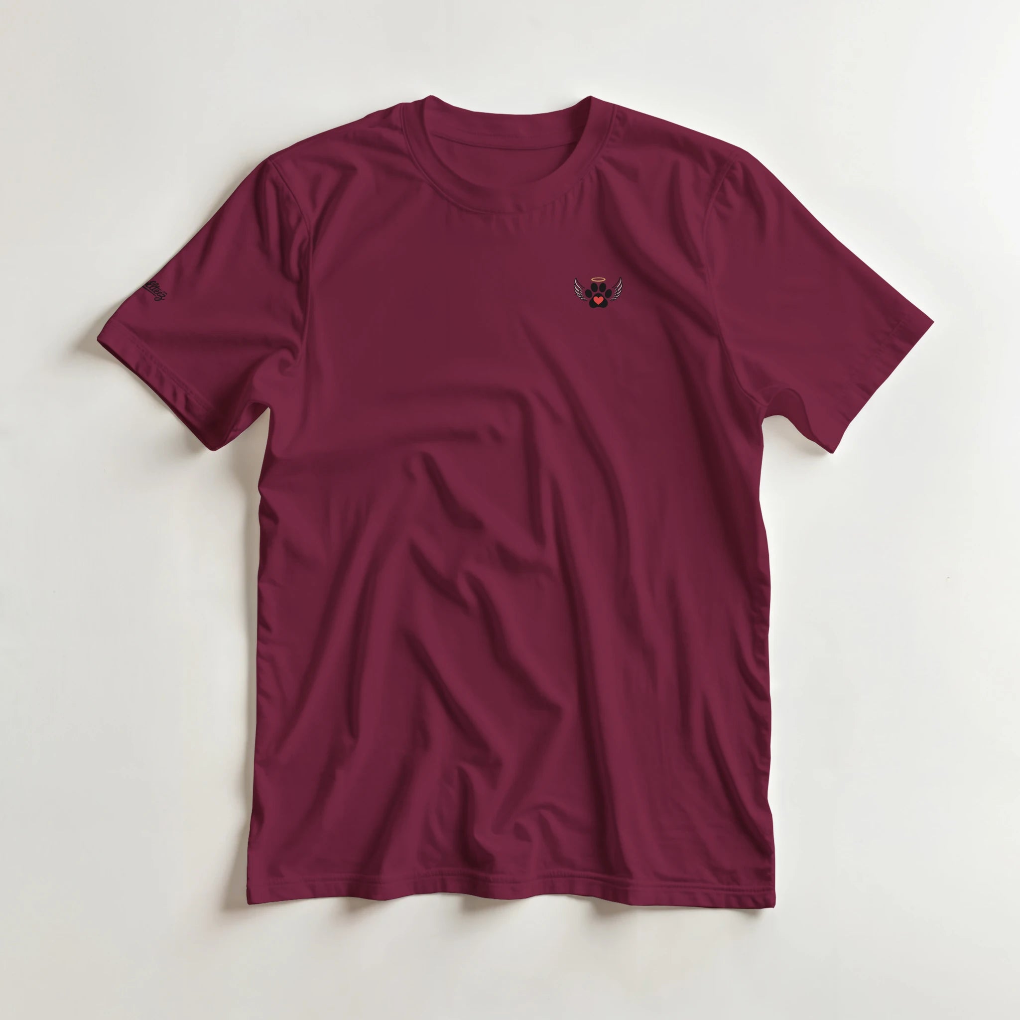Dog Dad Memorial T-Shirt flat lay - All Teez