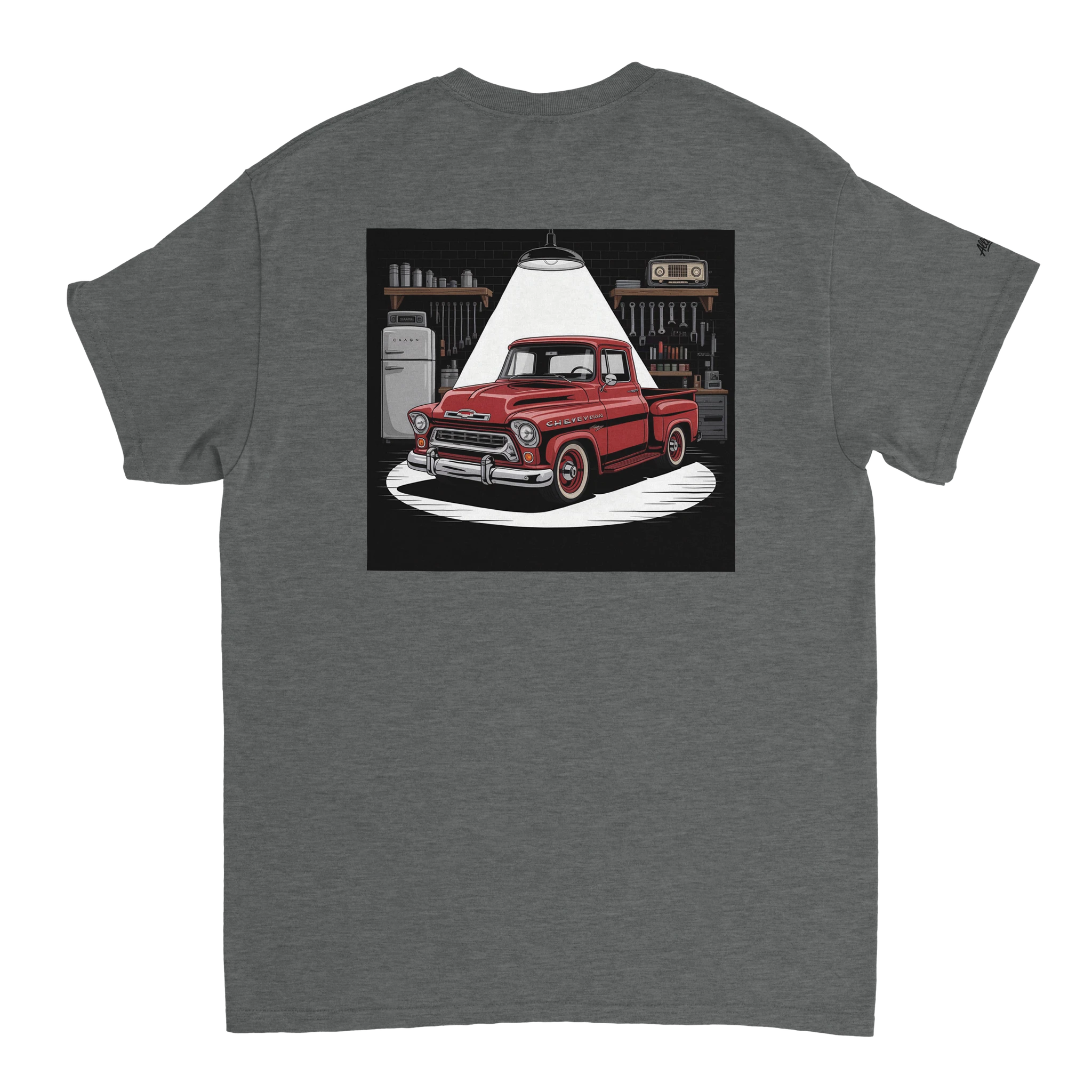 Classic 1950 Chevy C10 Truck Enthusiast Heavyweight Cotton T-Shirt - All Teez