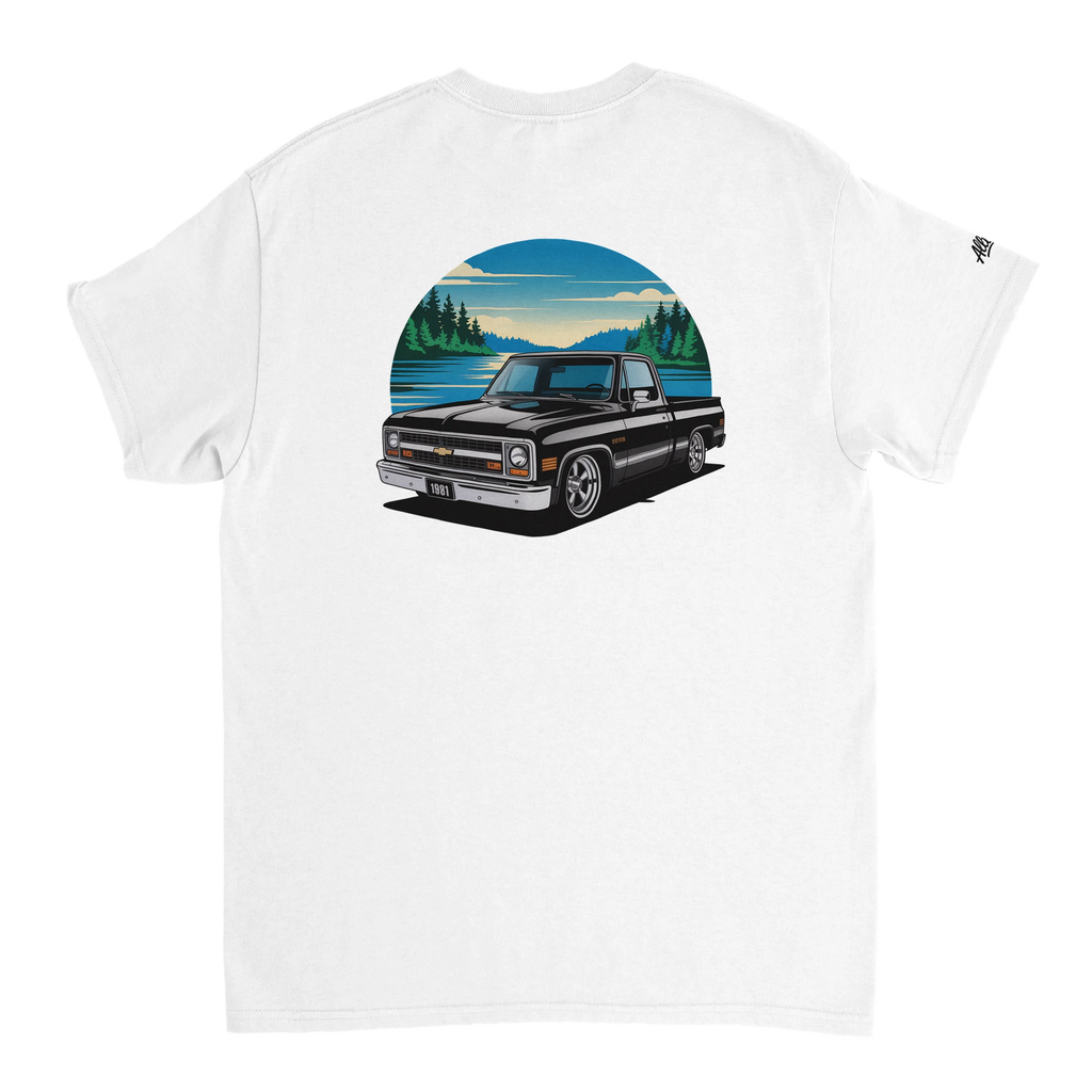Chevy C10 Square Body T-Shirt lifestyle - All Teez