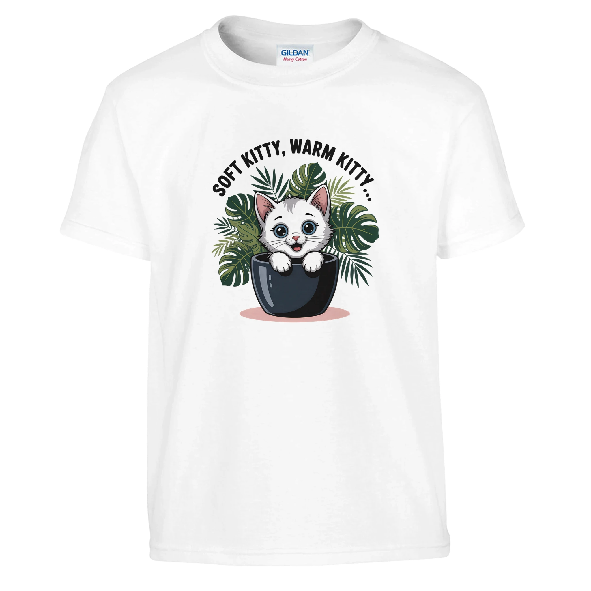 Cute Kitten Youth T-Shirt color view - All Teez