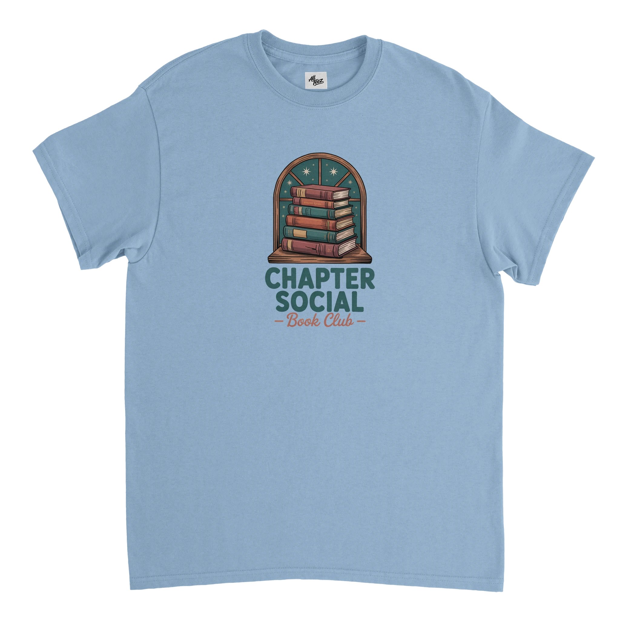 Book Lovers Reading T-Shirt color view - All Teez