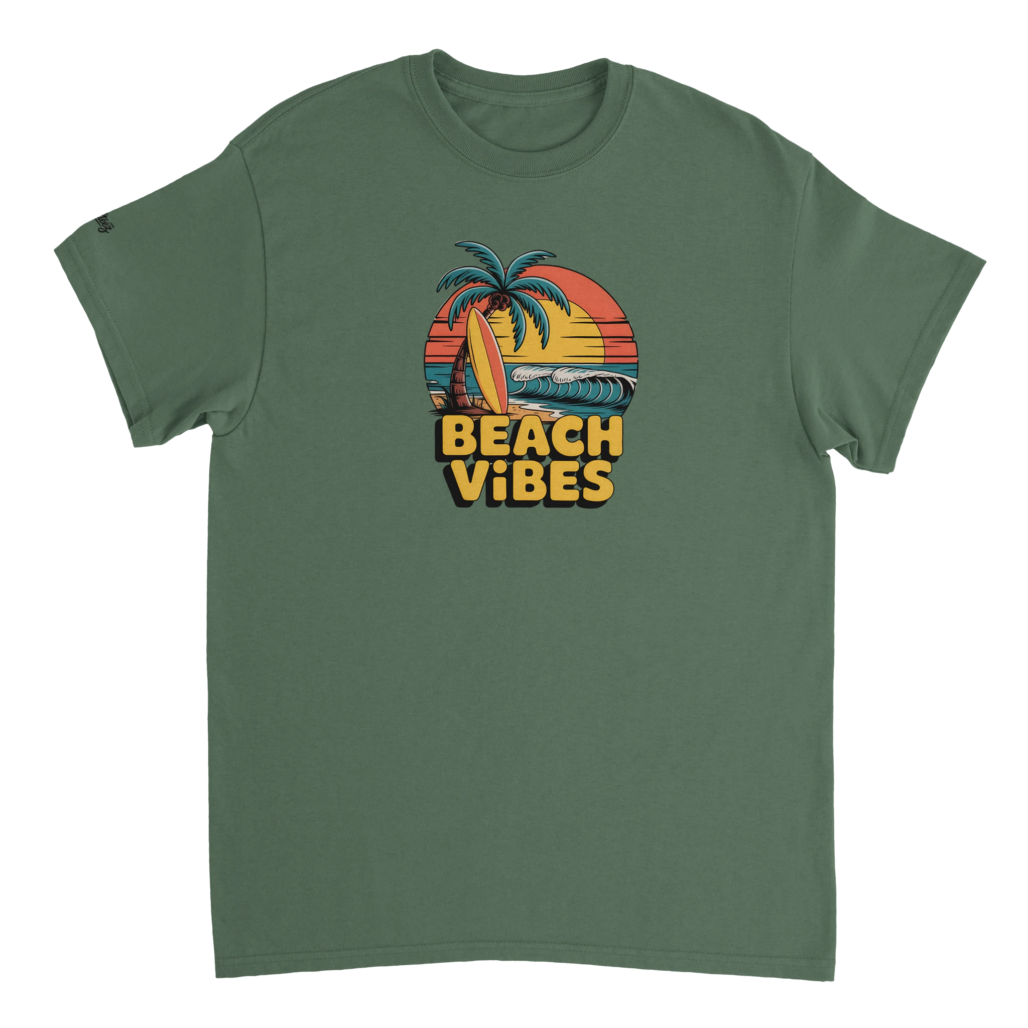 Summer Surf Beach T-Shirt color view - All Teez