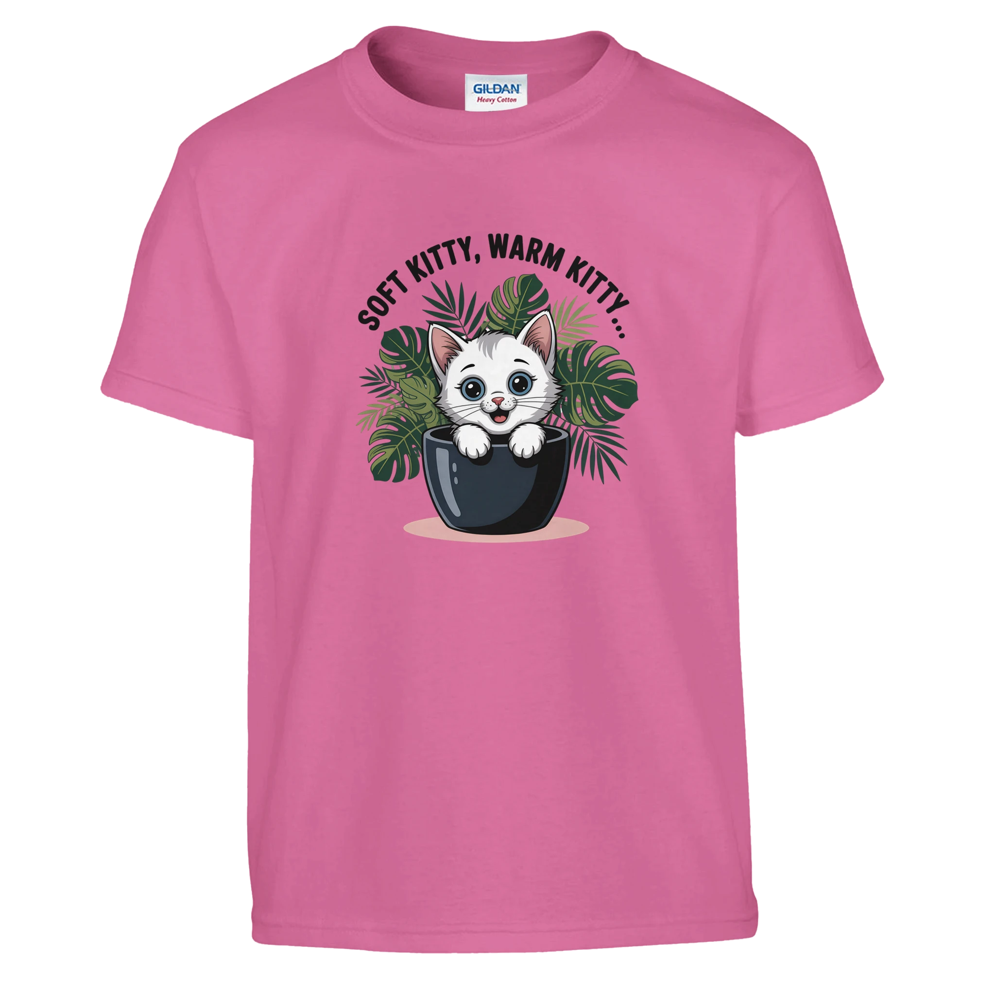 Cute Kitten Youth T-Shirt detail - All Teez