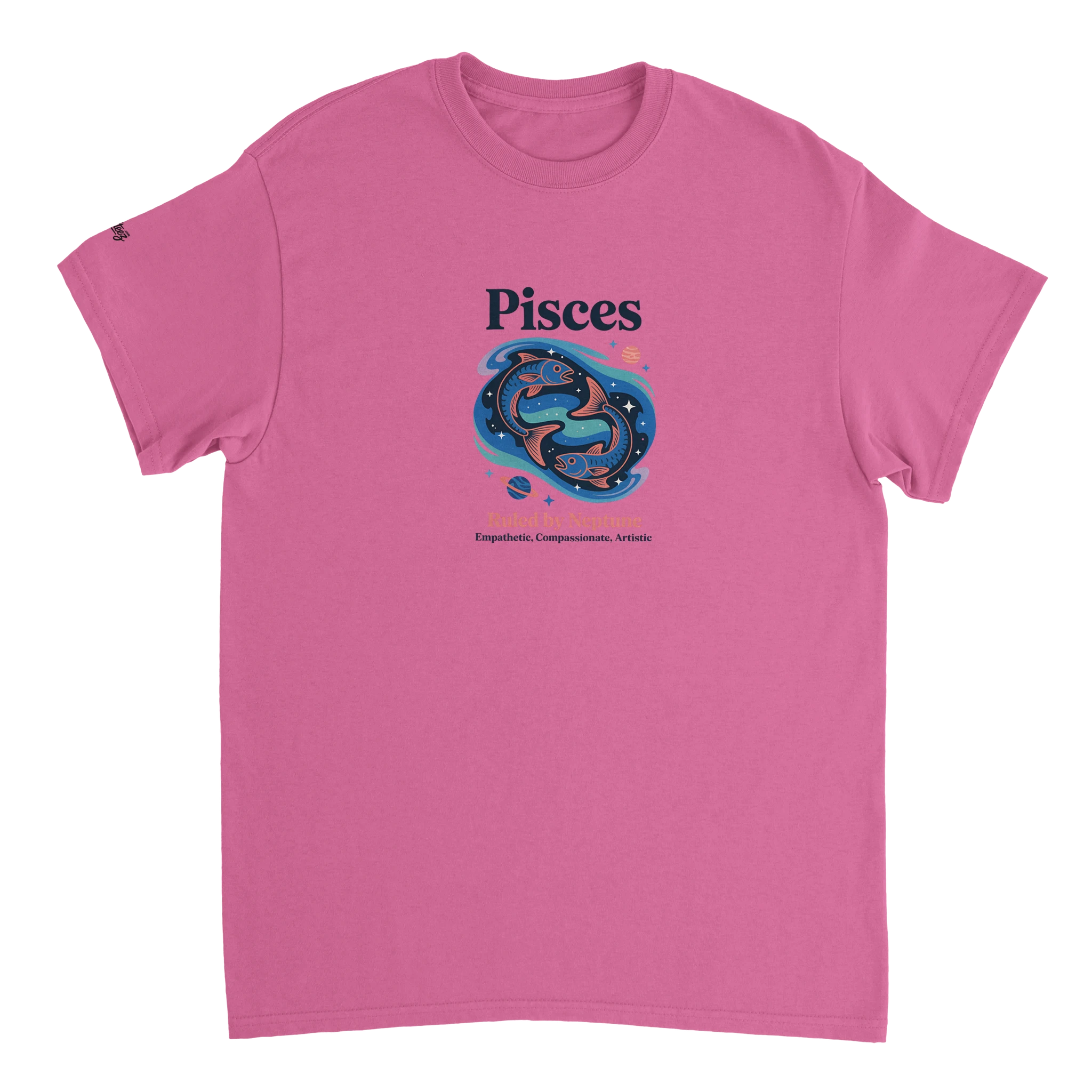 Pisces Zodiac T-Shirt mockup view - All Teez