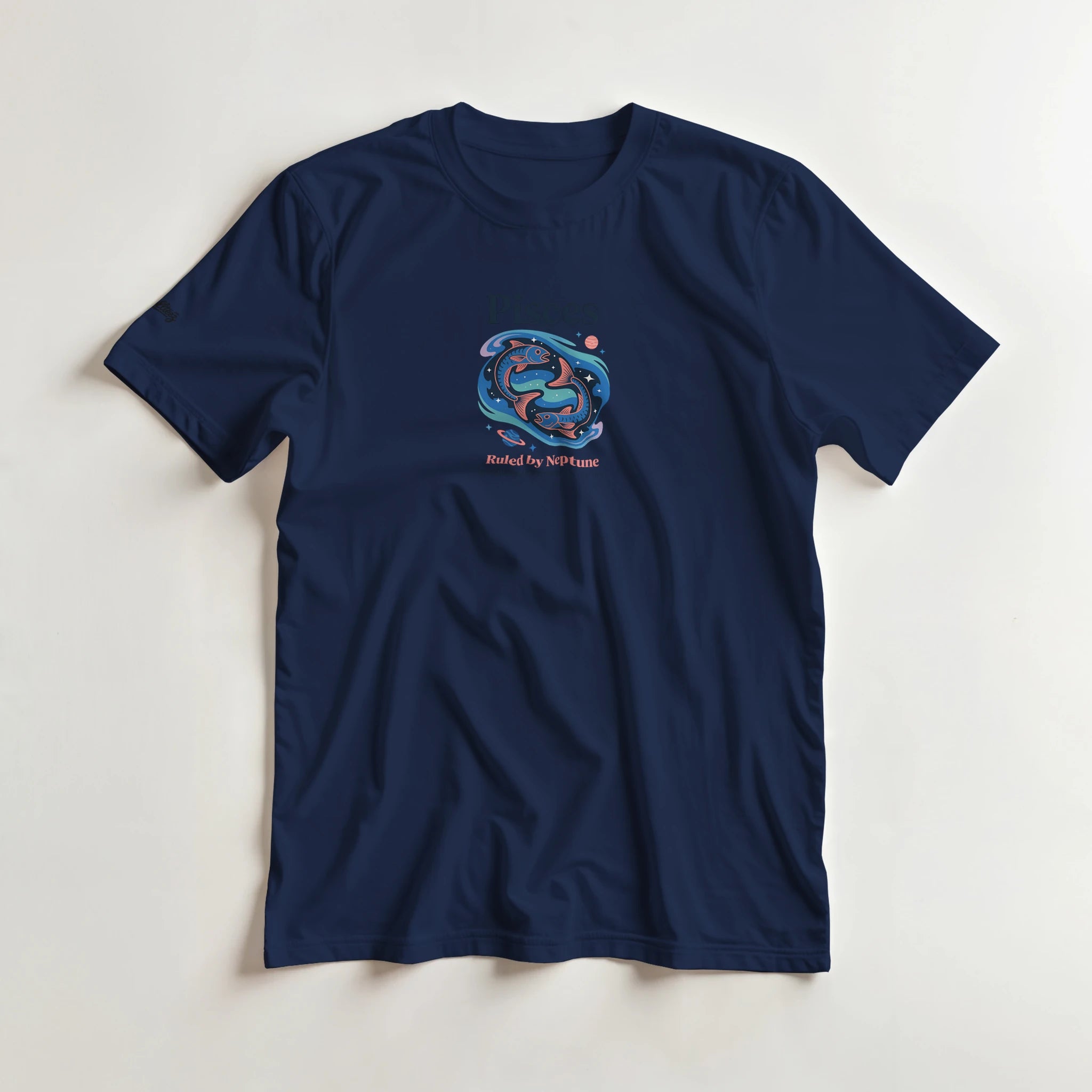 Pisces Zodiac Mens T-Shirt back view - All Teez