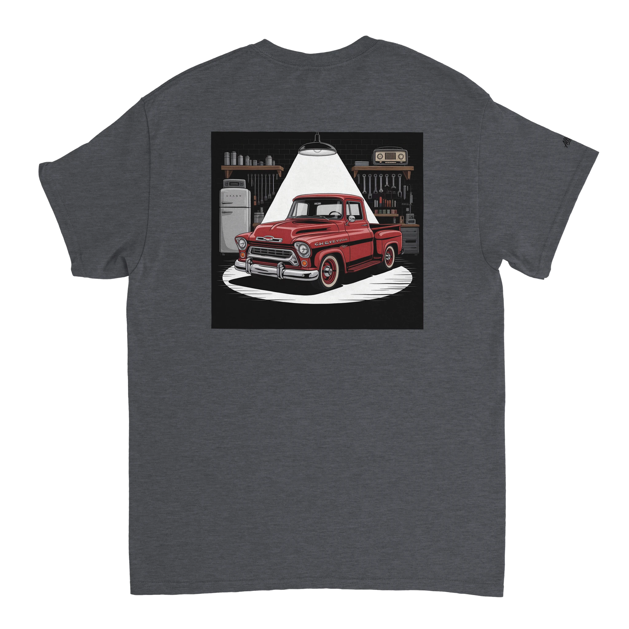 Classic 1950 Chevy C10 Truck T-Shirt back view - All Teez