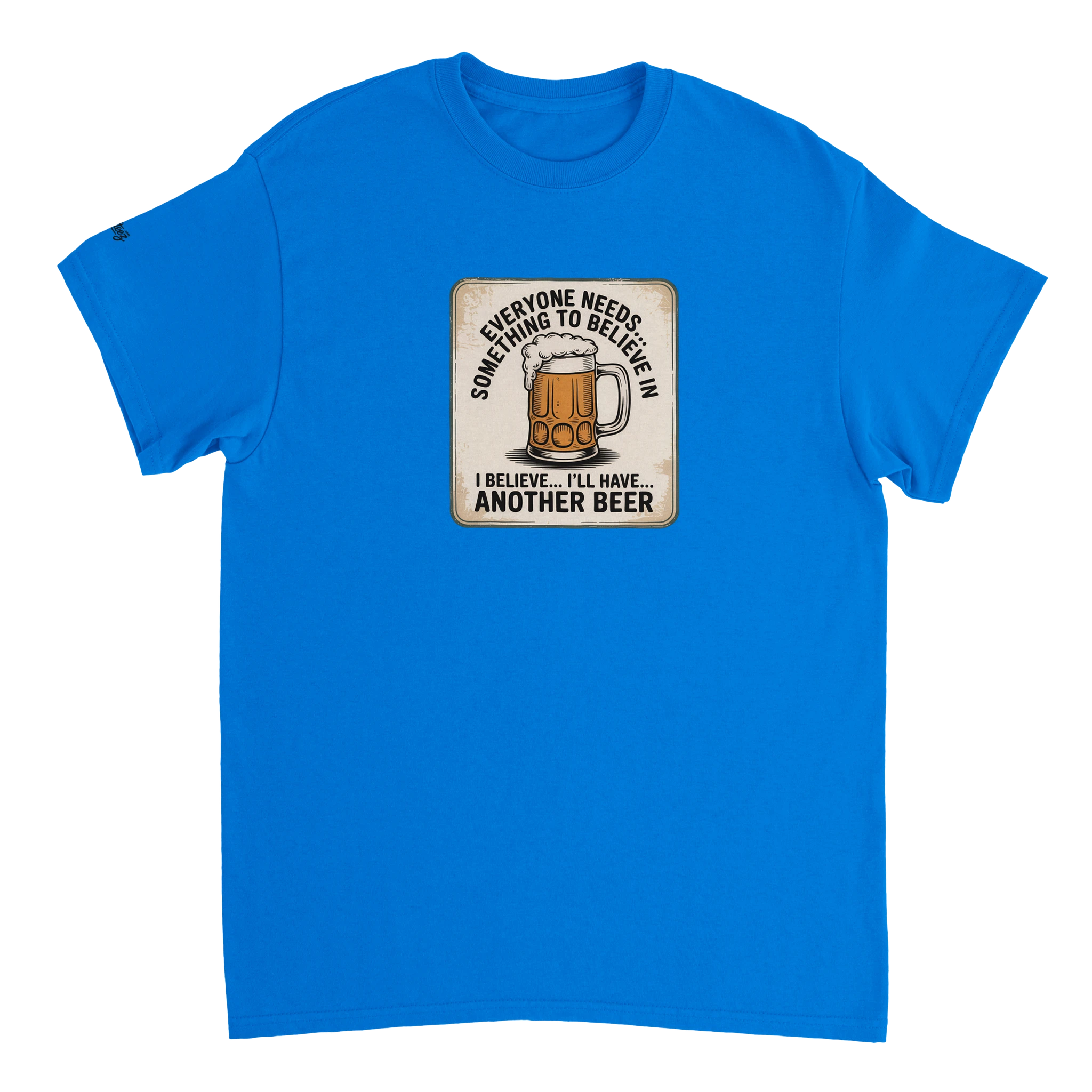 Frosty Beer Lover T-Shirt flat lay - All Teez