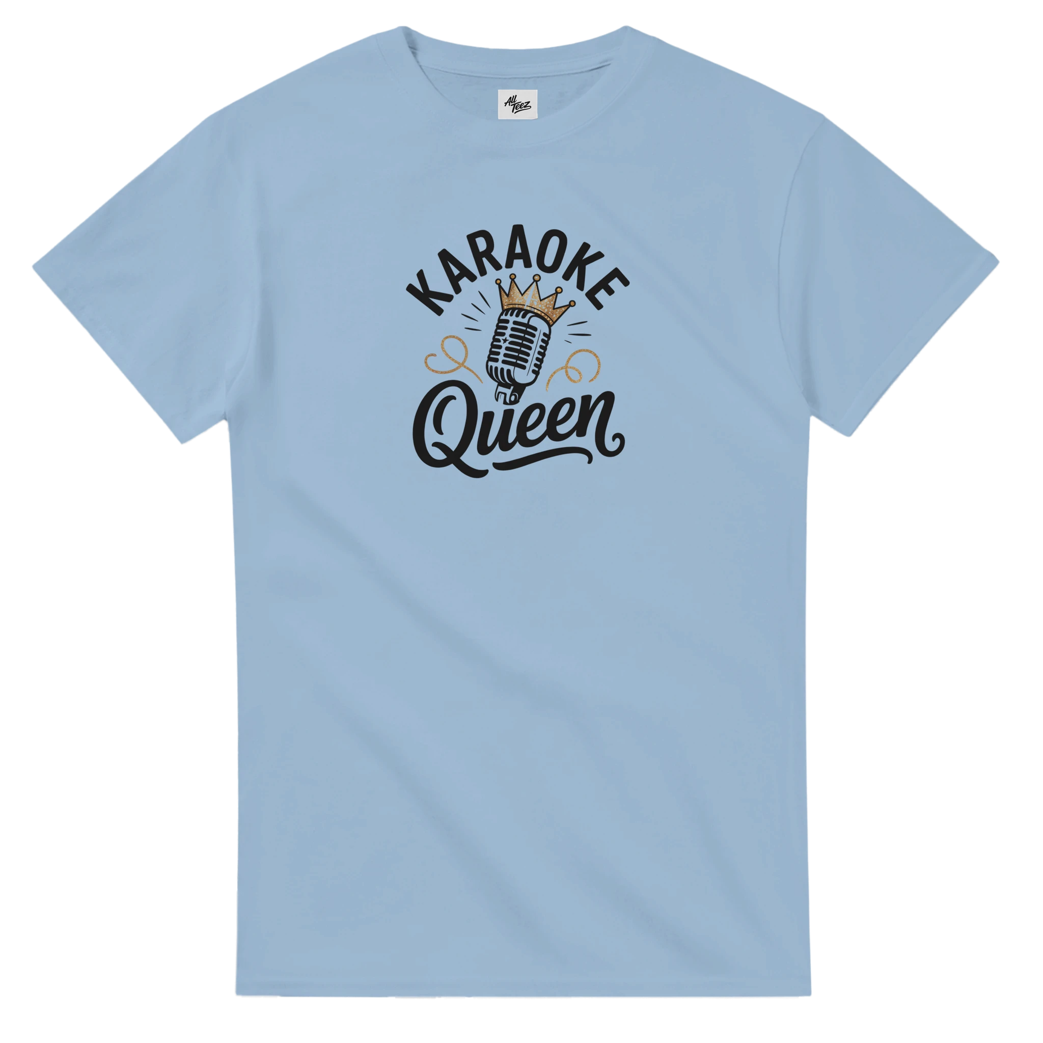 Karaoke Queen T-Shirt graphic design - All Teez