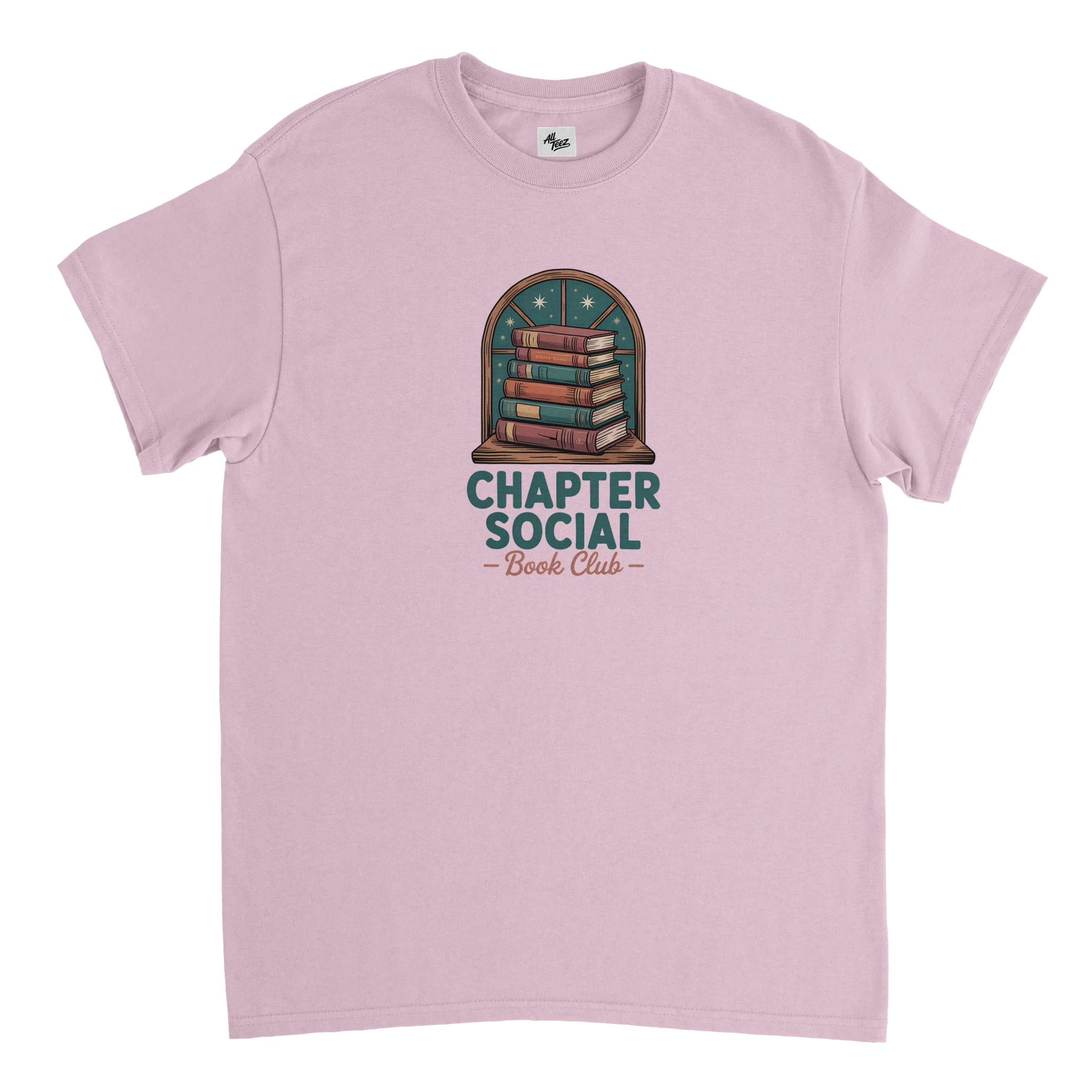 Book Lovers Reading T-Shirt size guide - All Teez