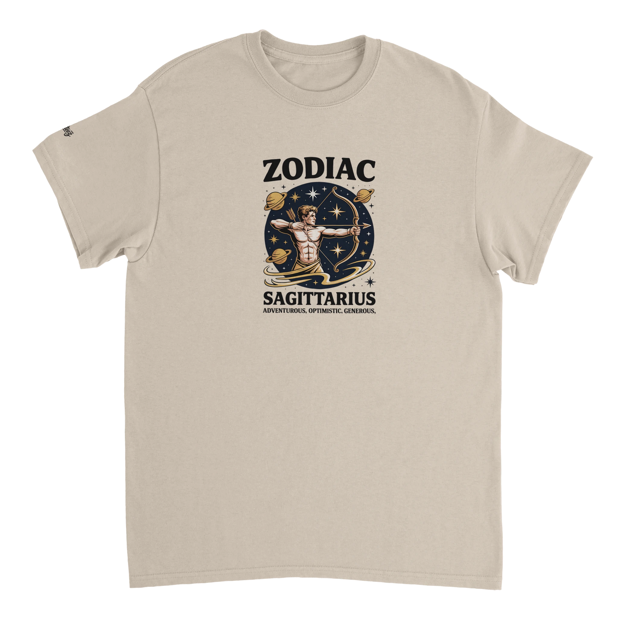 Sagittarius Zodiac T-Shirt back view - All Teez