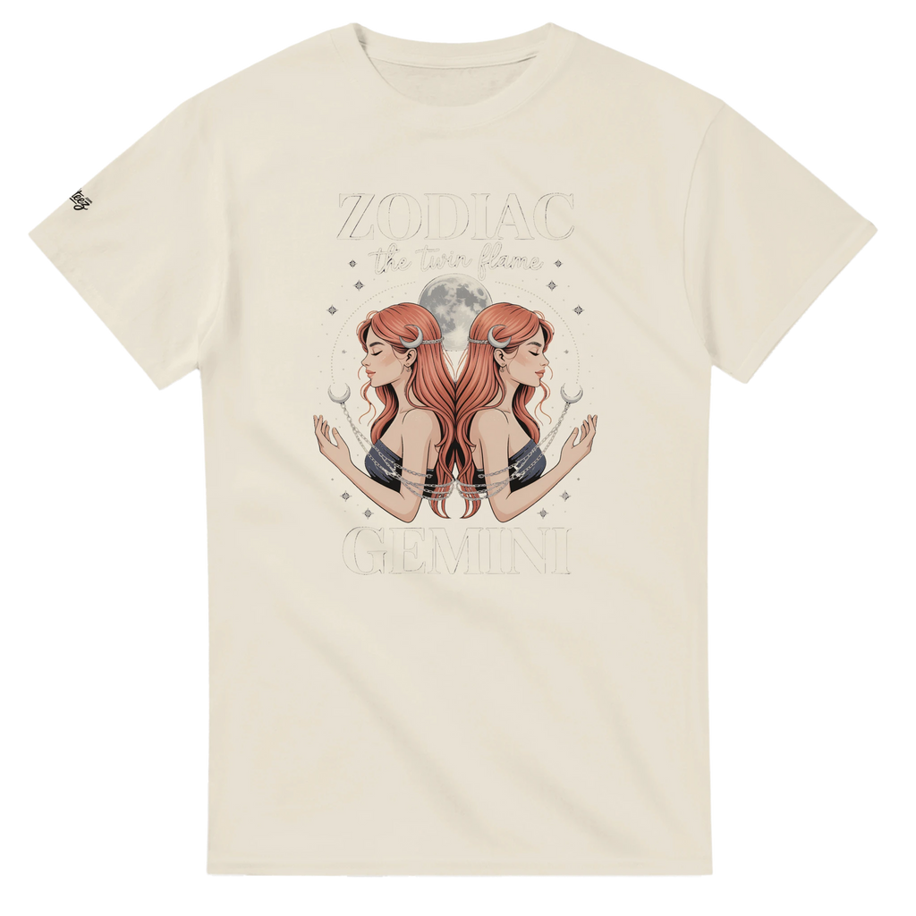 Gemini Astrology T-Shirt back view - All Teez