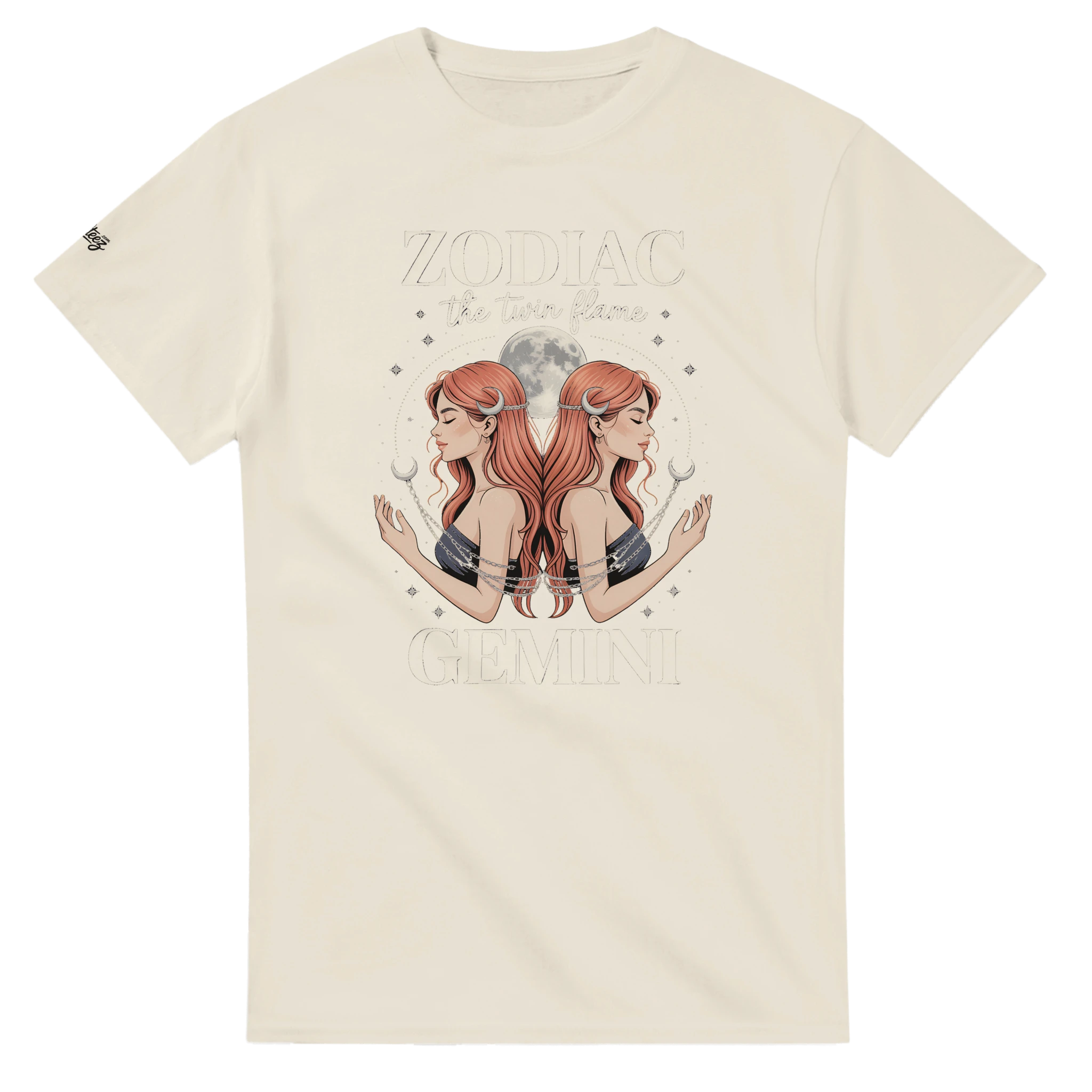 Gemini Astrology T-Shirt back view - All Teez
