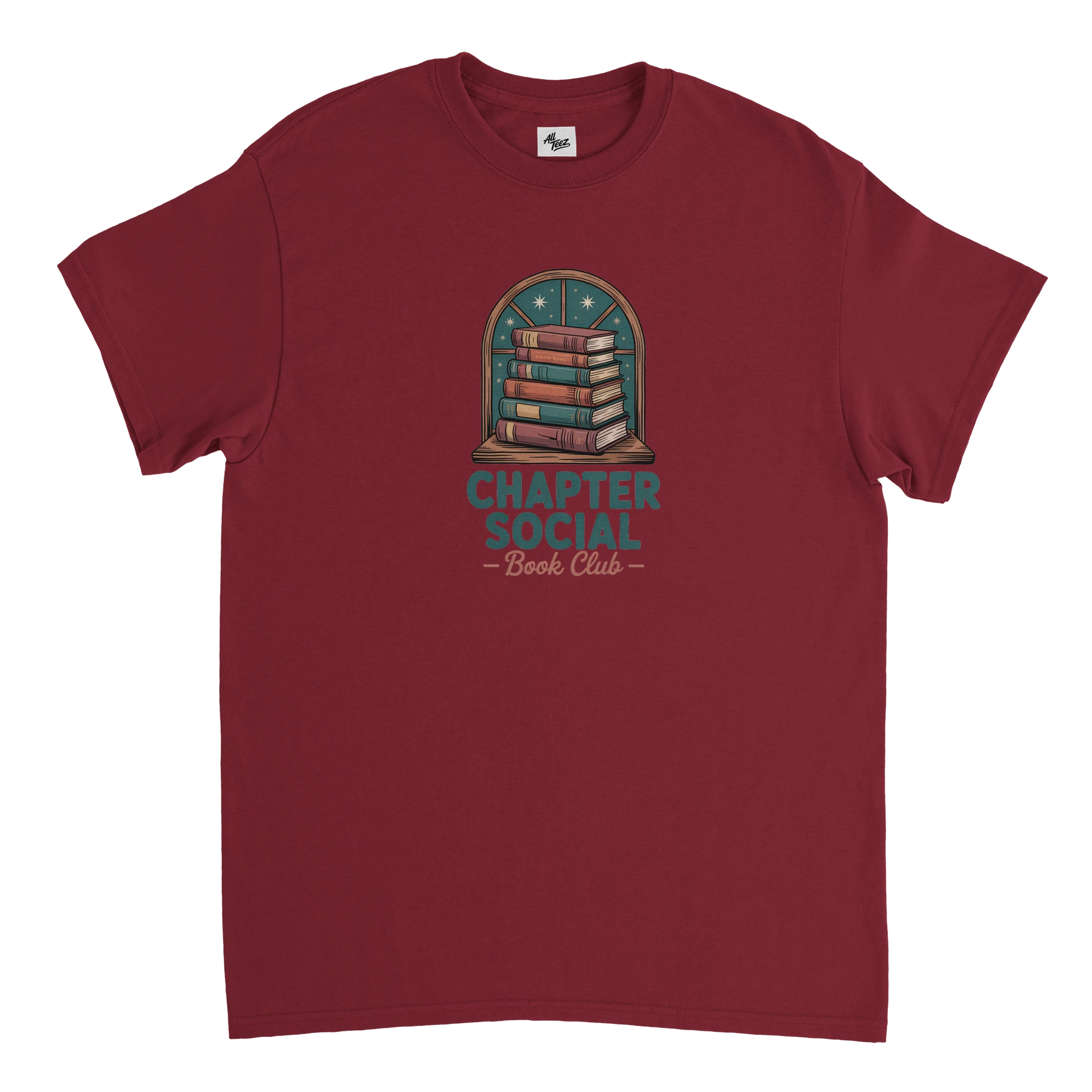 Book Lovers Reading T-Shirt mockup view - All Teez