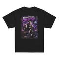 Youth Halloween T-shirt featuring Beautifully Unleashed young monster bride graphic