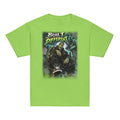 Youth Halloween T-shirt featuring Built Different young Frankenstein monster graphic